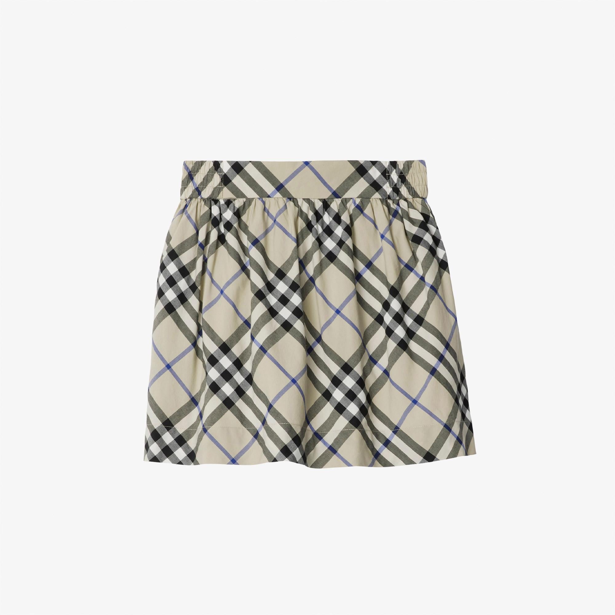 Burberry Çocuk Renkli Etek