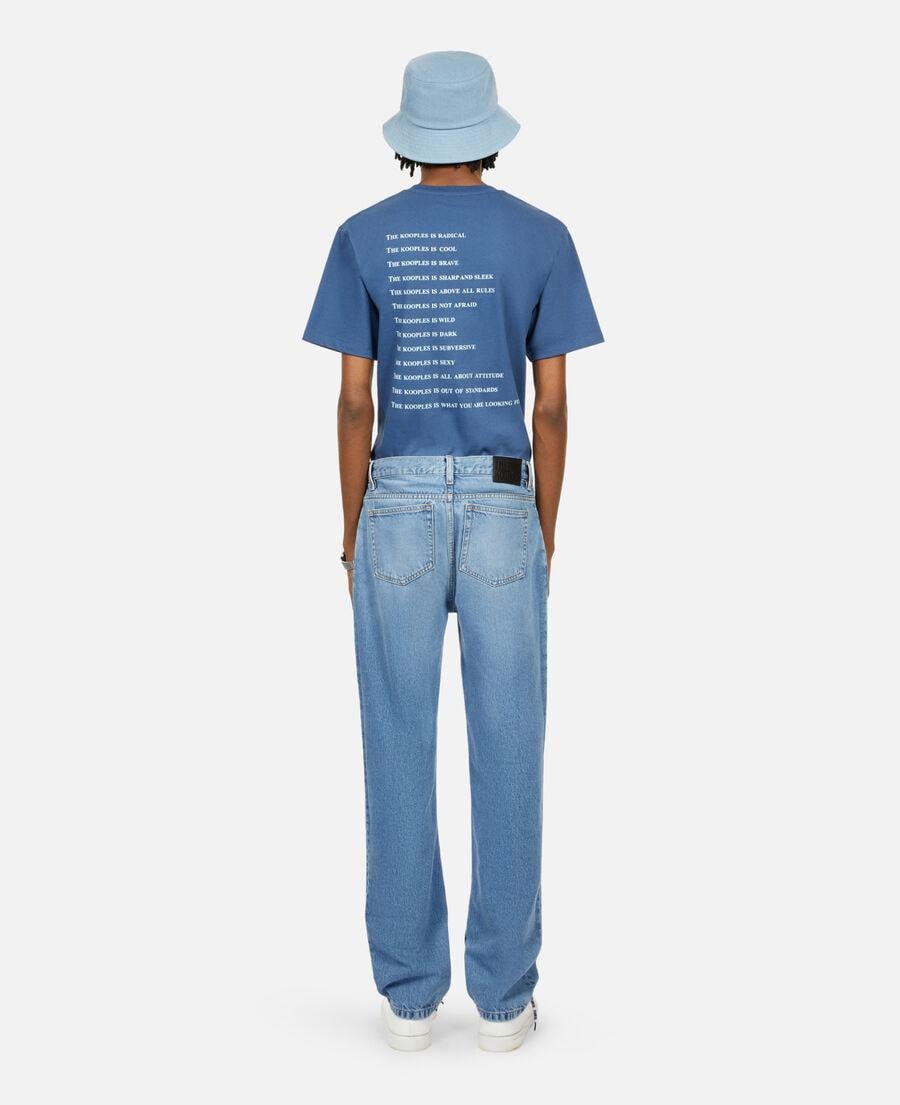 ERKEK STRAIGHT FIT MAVI JEAN