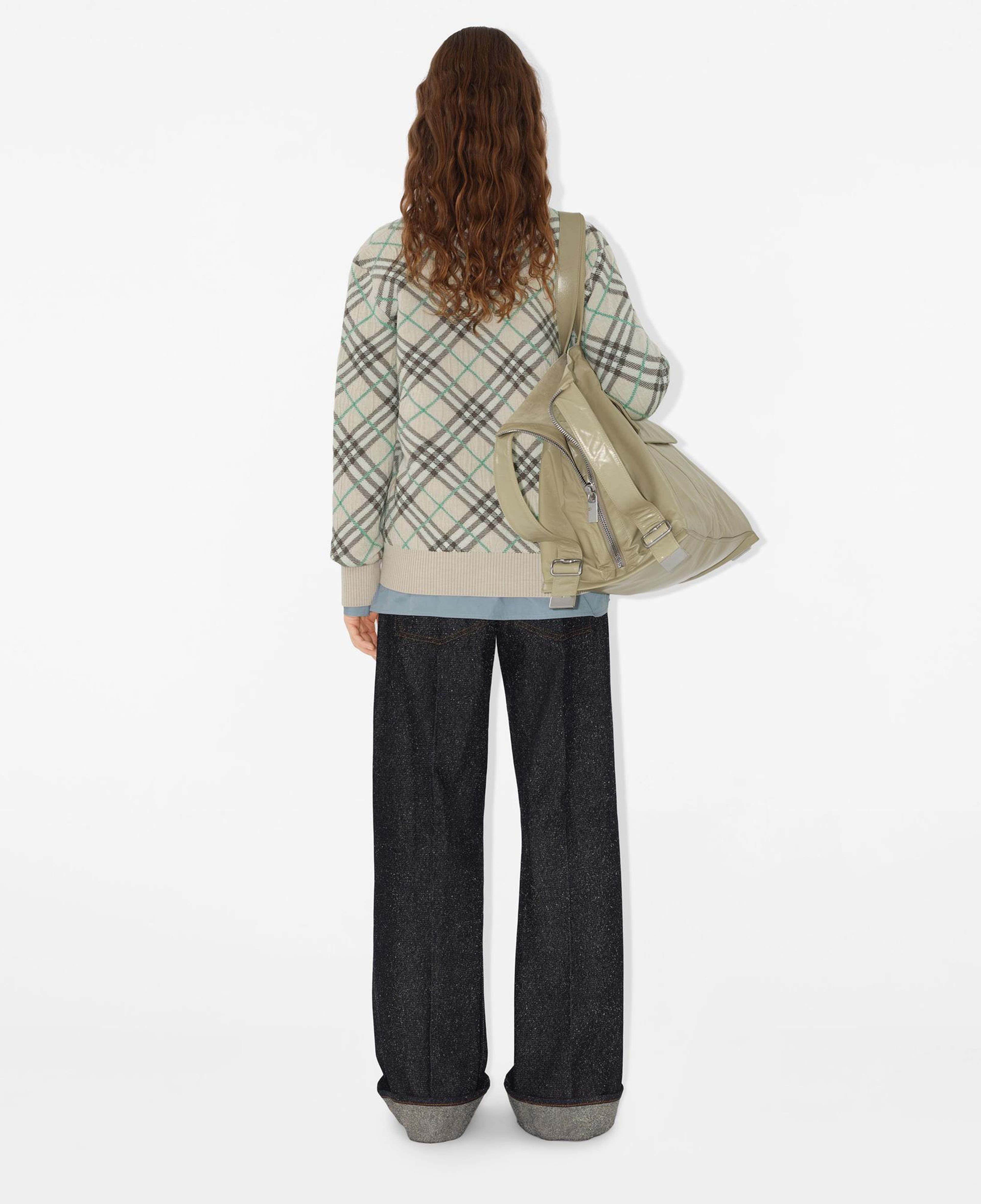 Burberry Smt Wool Mohair Blend Cardigan Kadın Bej Hırka