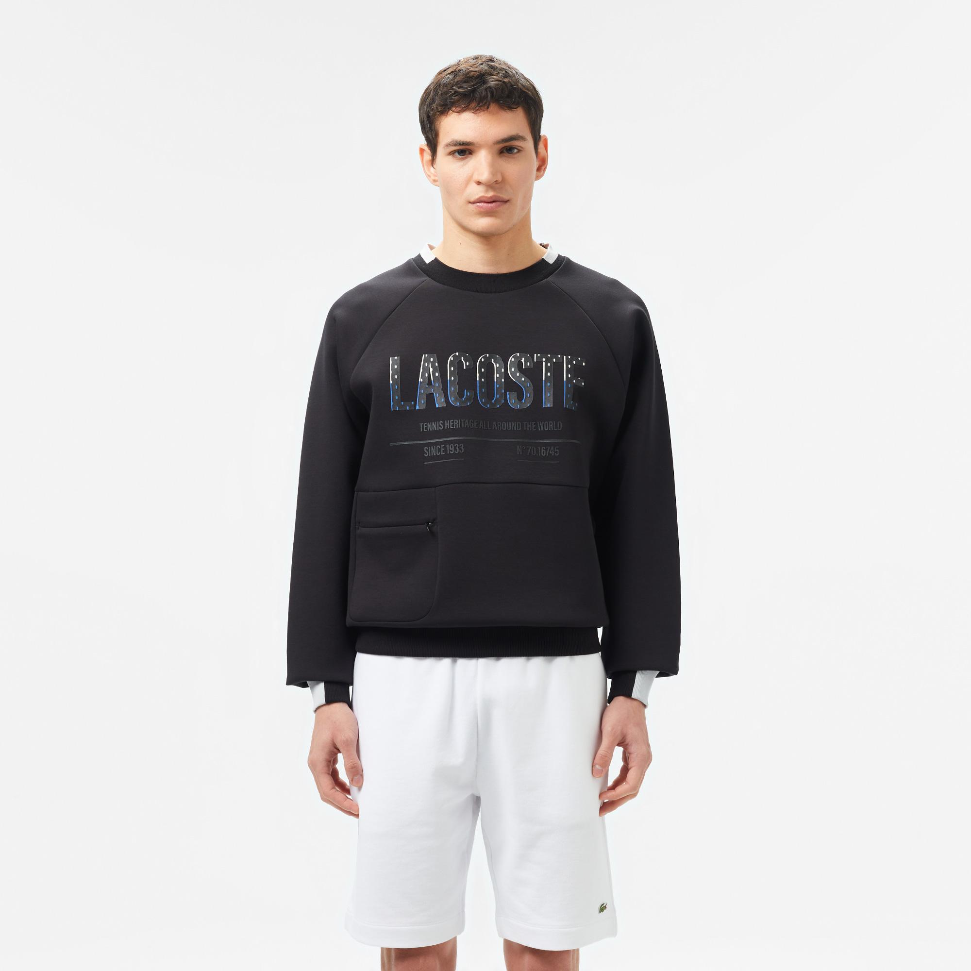 Lacoste Erkek Siyah Sweatshirt