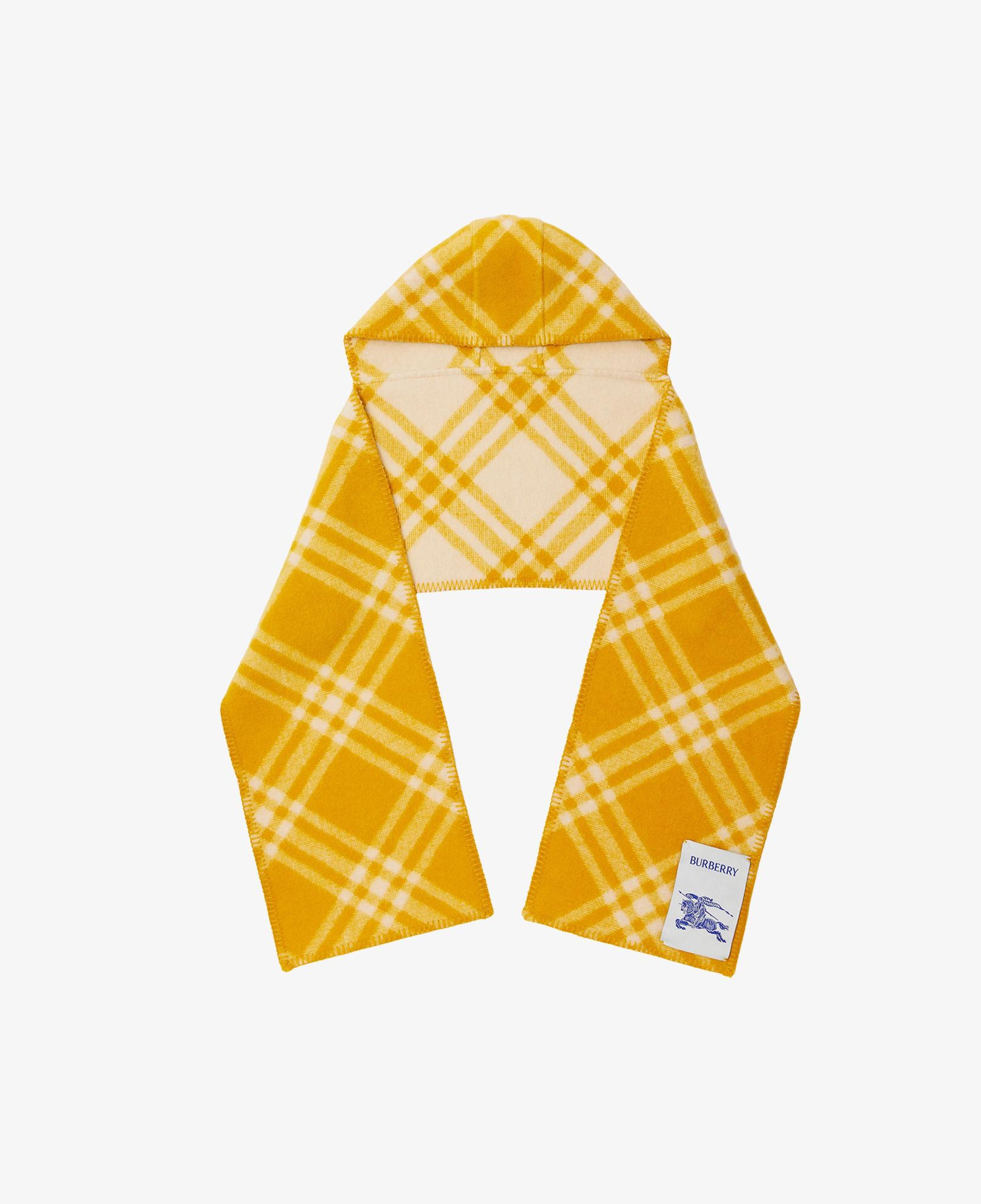 Burberry Unisex Sarı Yün Atkı