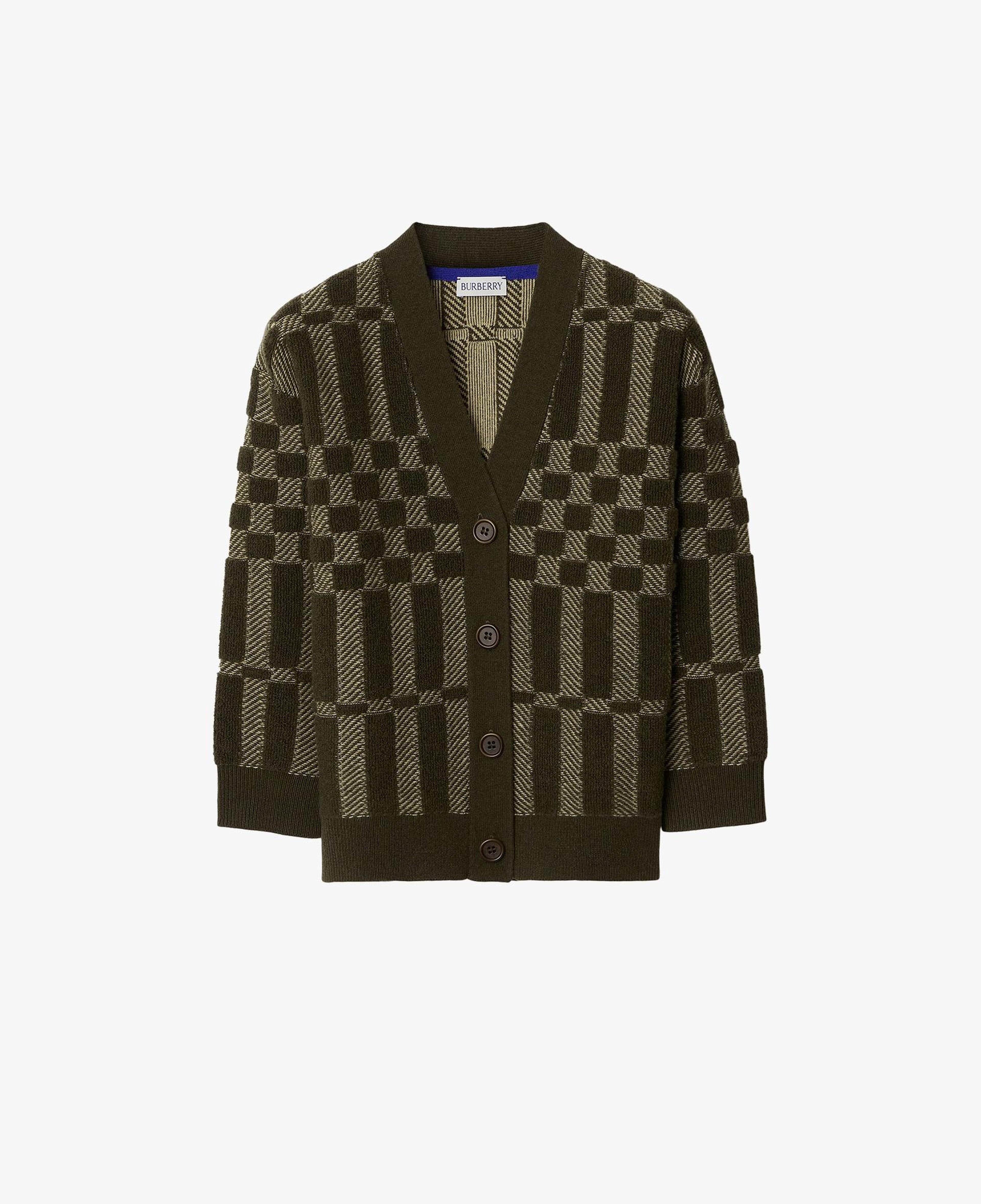 Burberry Çocuk Haki Yün Karışımlı Hırka