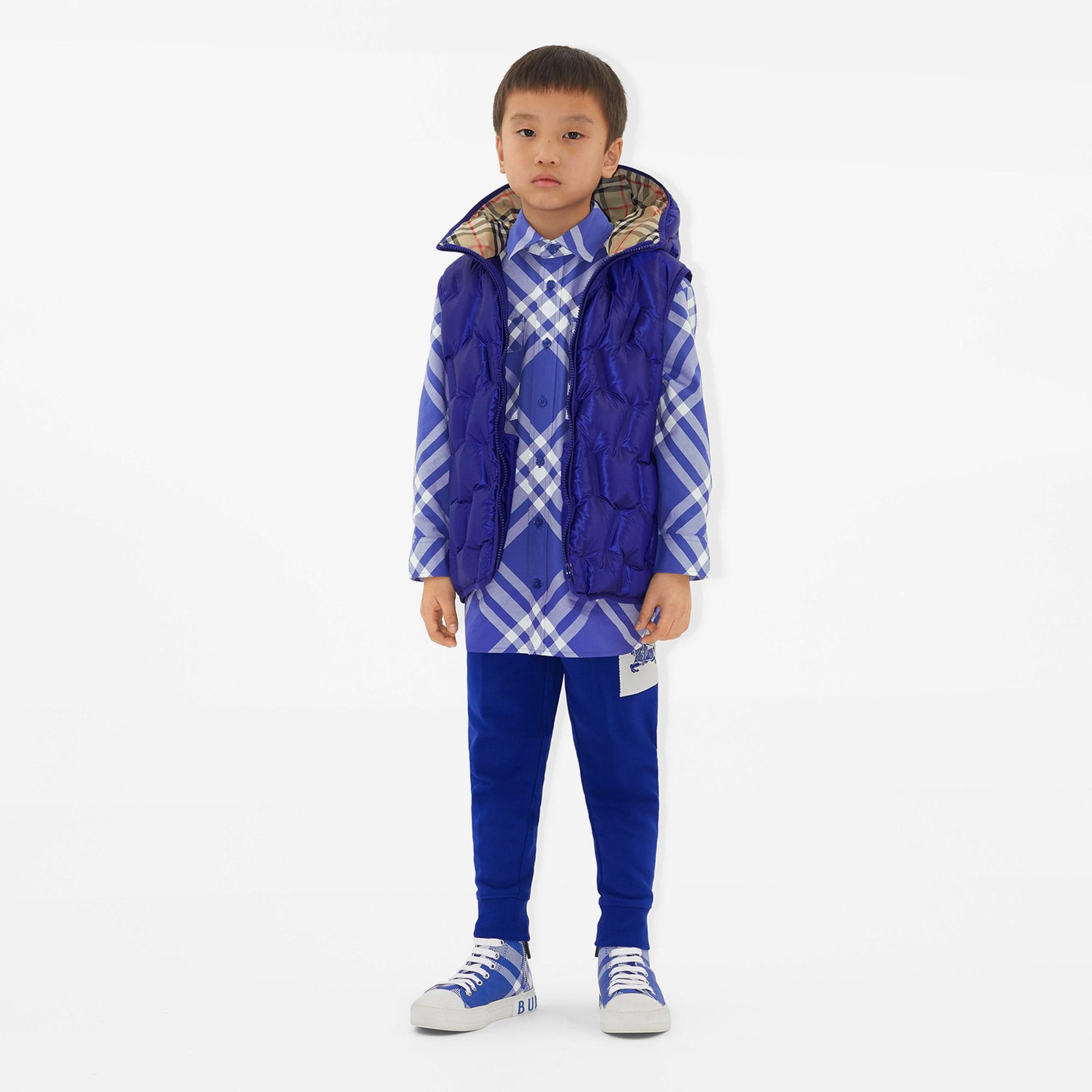 Burberry Çocuk Mavi Yelek