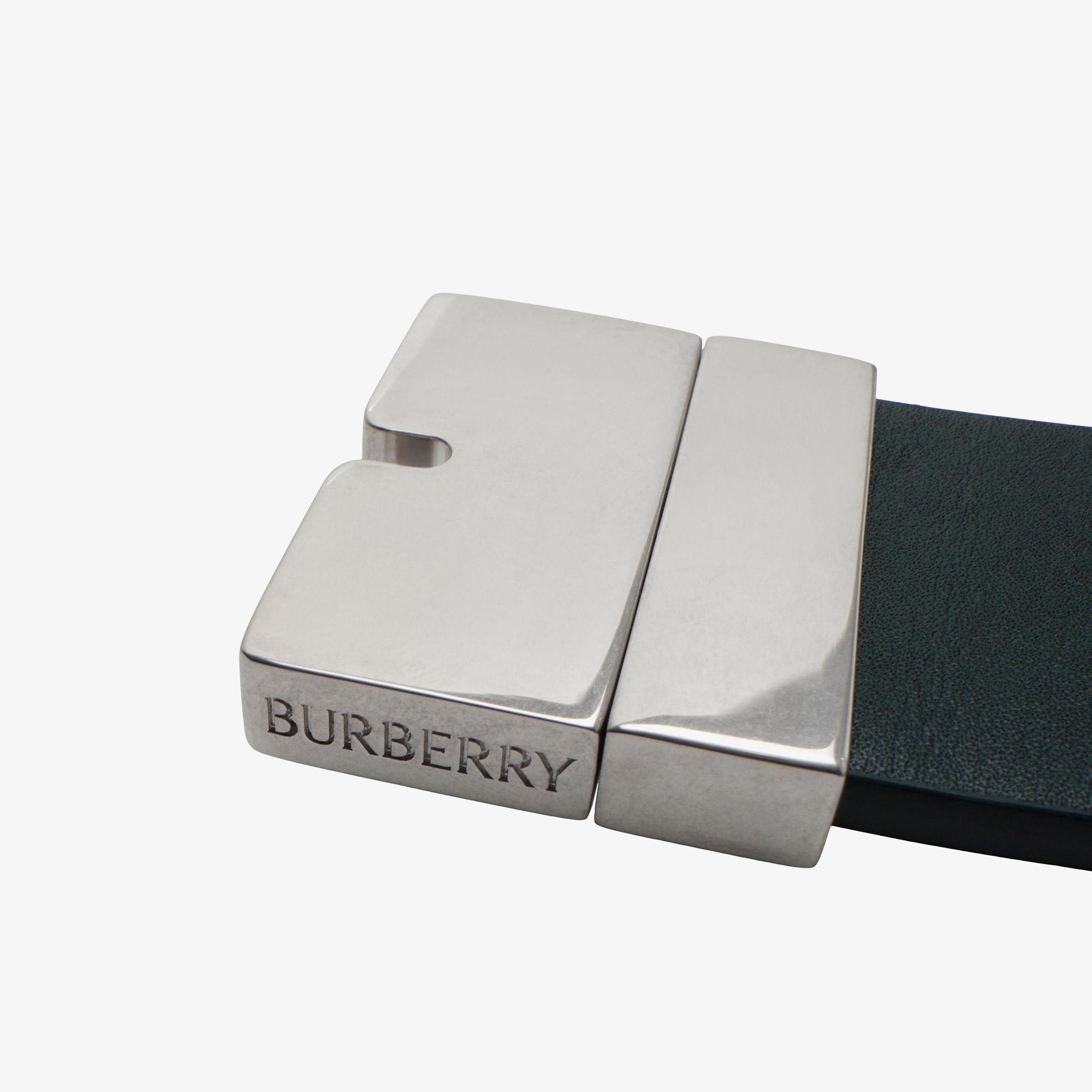 Burberry Erkek Haki Deri Kemer
