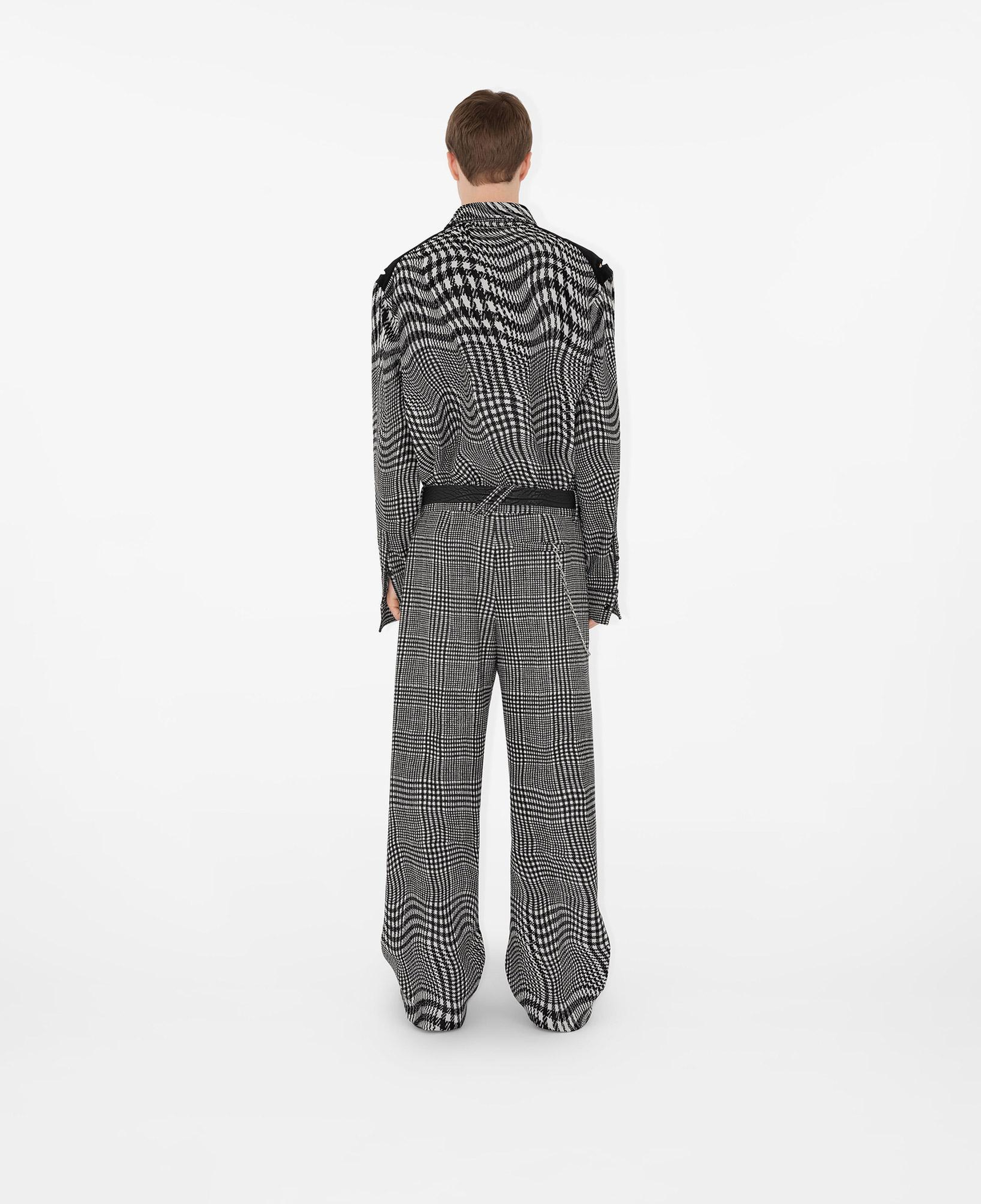 Burberry Erkek Siyah Yün Gömlek