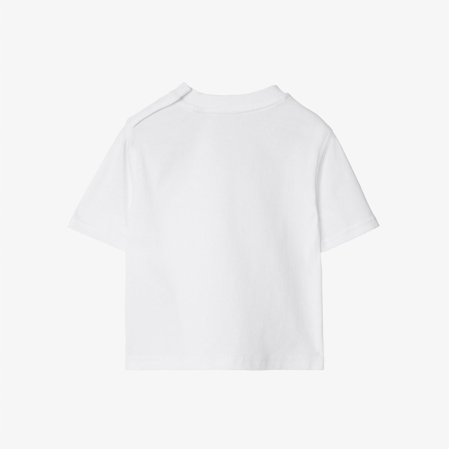 Burberry Çocuk Beyaz T-Shirt