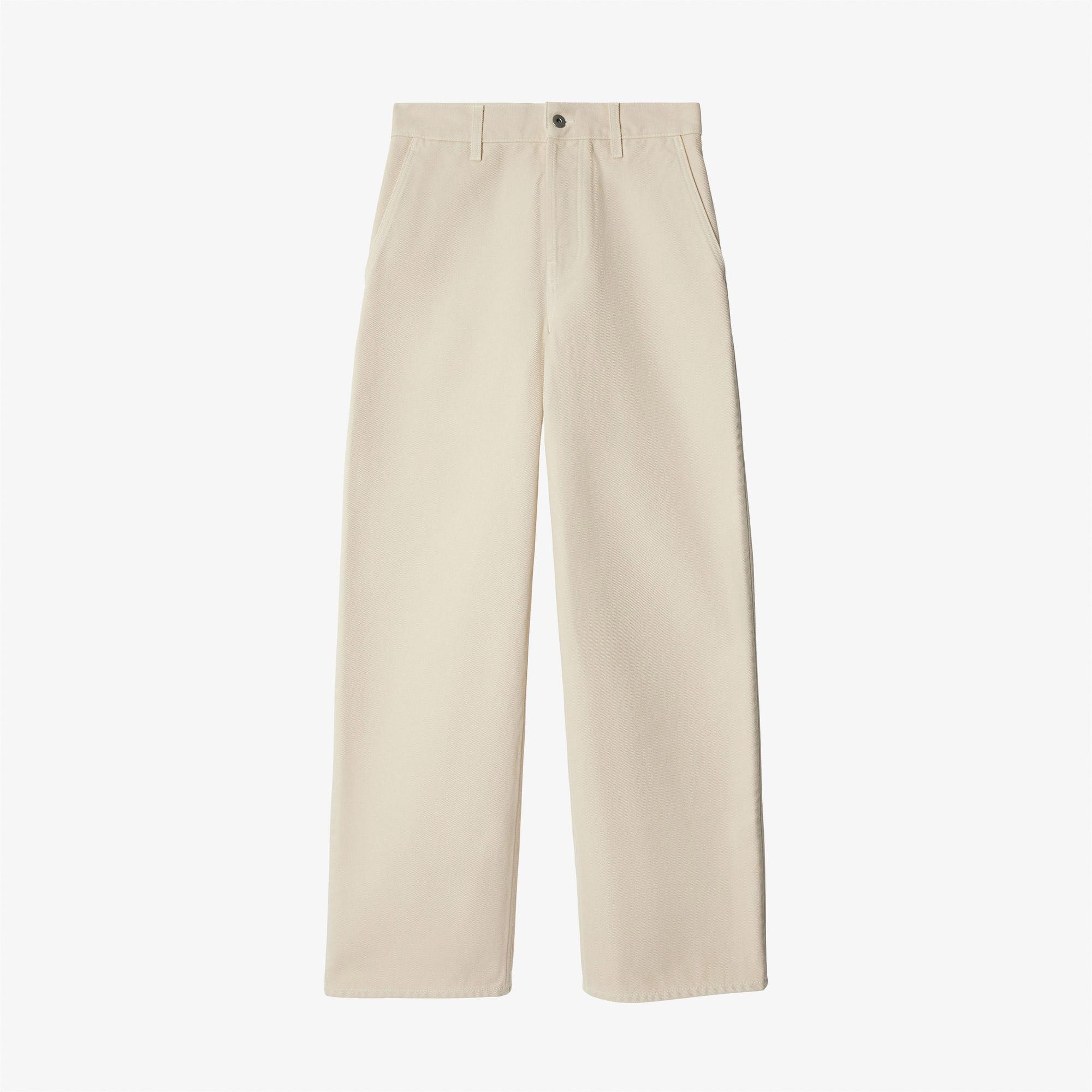 Burberry Kadın Bej Pantolon