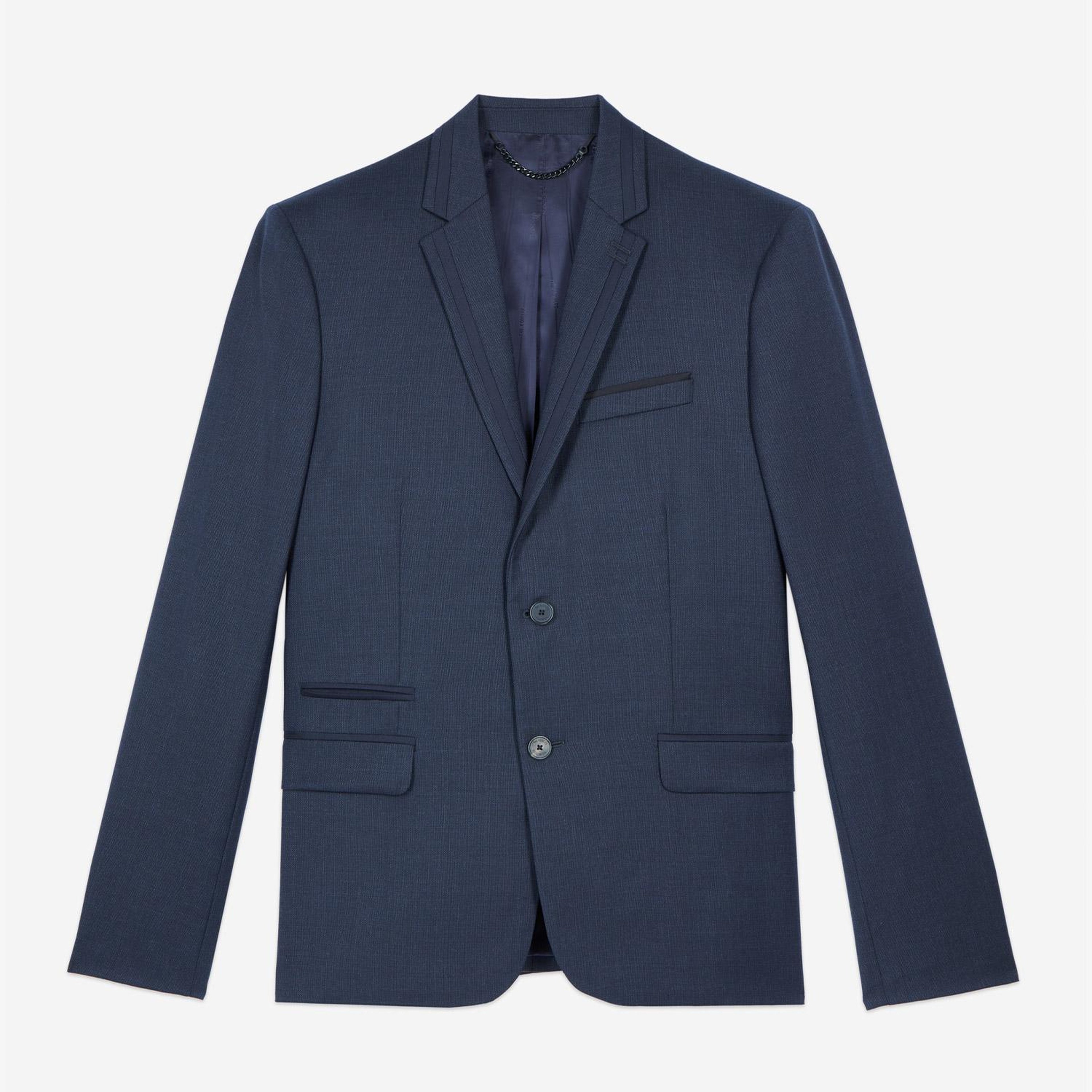 THE KOOPLES ERKEK LACİVERT Yün Ceket