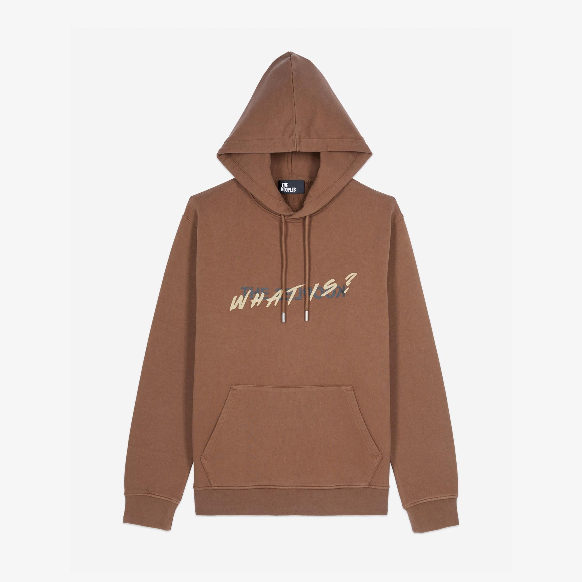 ERKEK KAHVERENGİ SWEATSHIRT