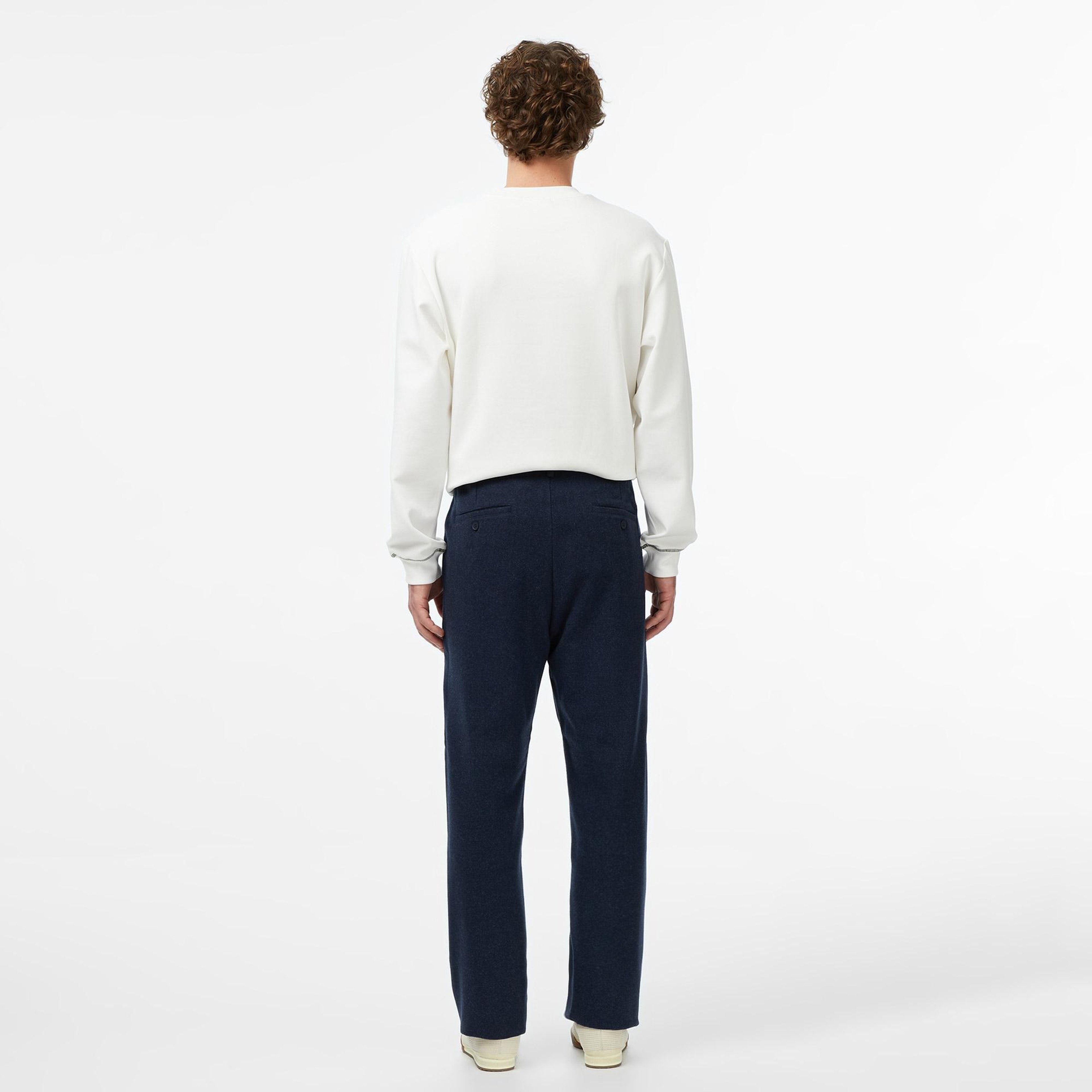 Lacoste Erkek Lacivert Yün Karışımlı Pantolon