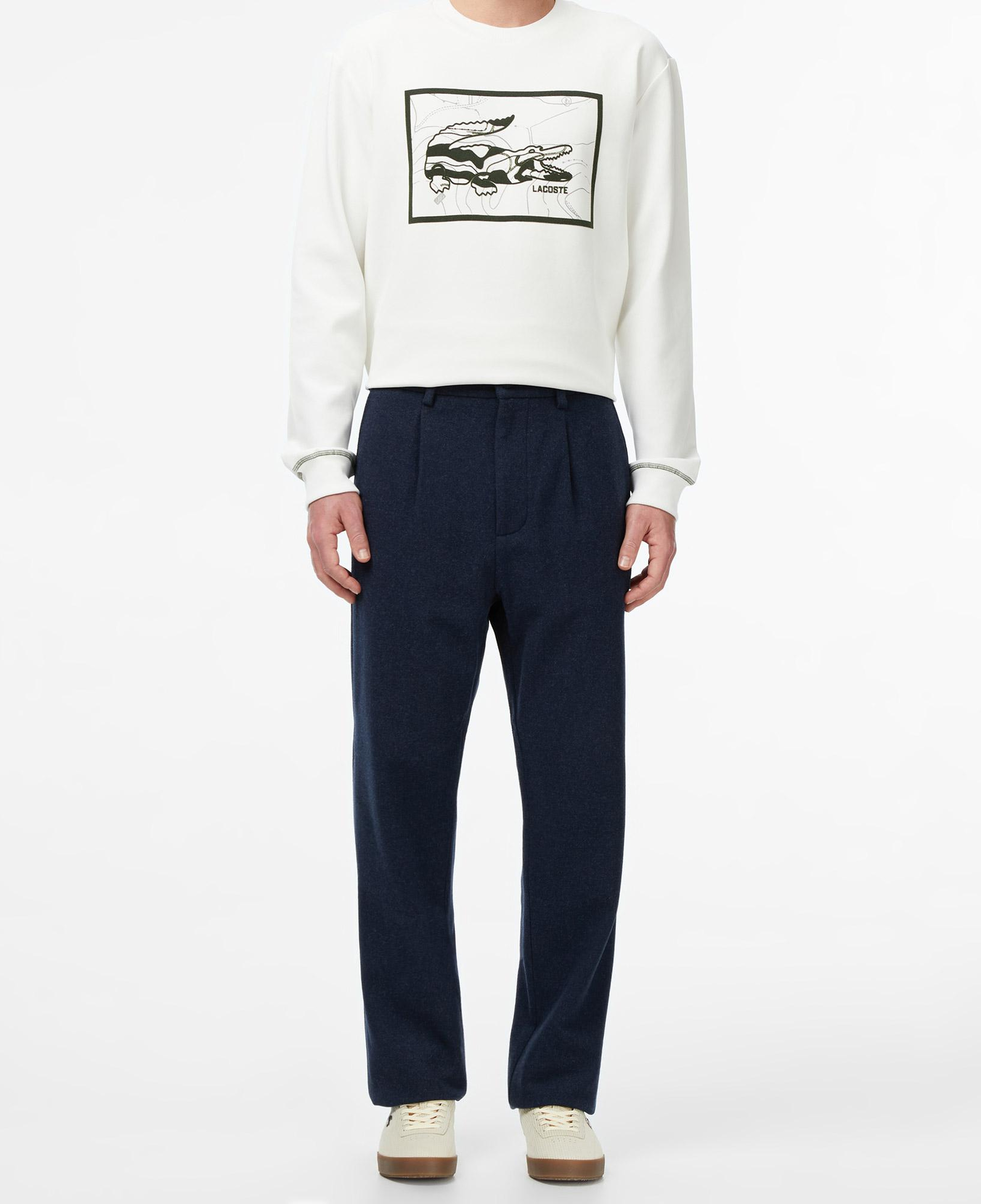 Lacoste Erkek Lacivert Yün Karışımlı Pantolon