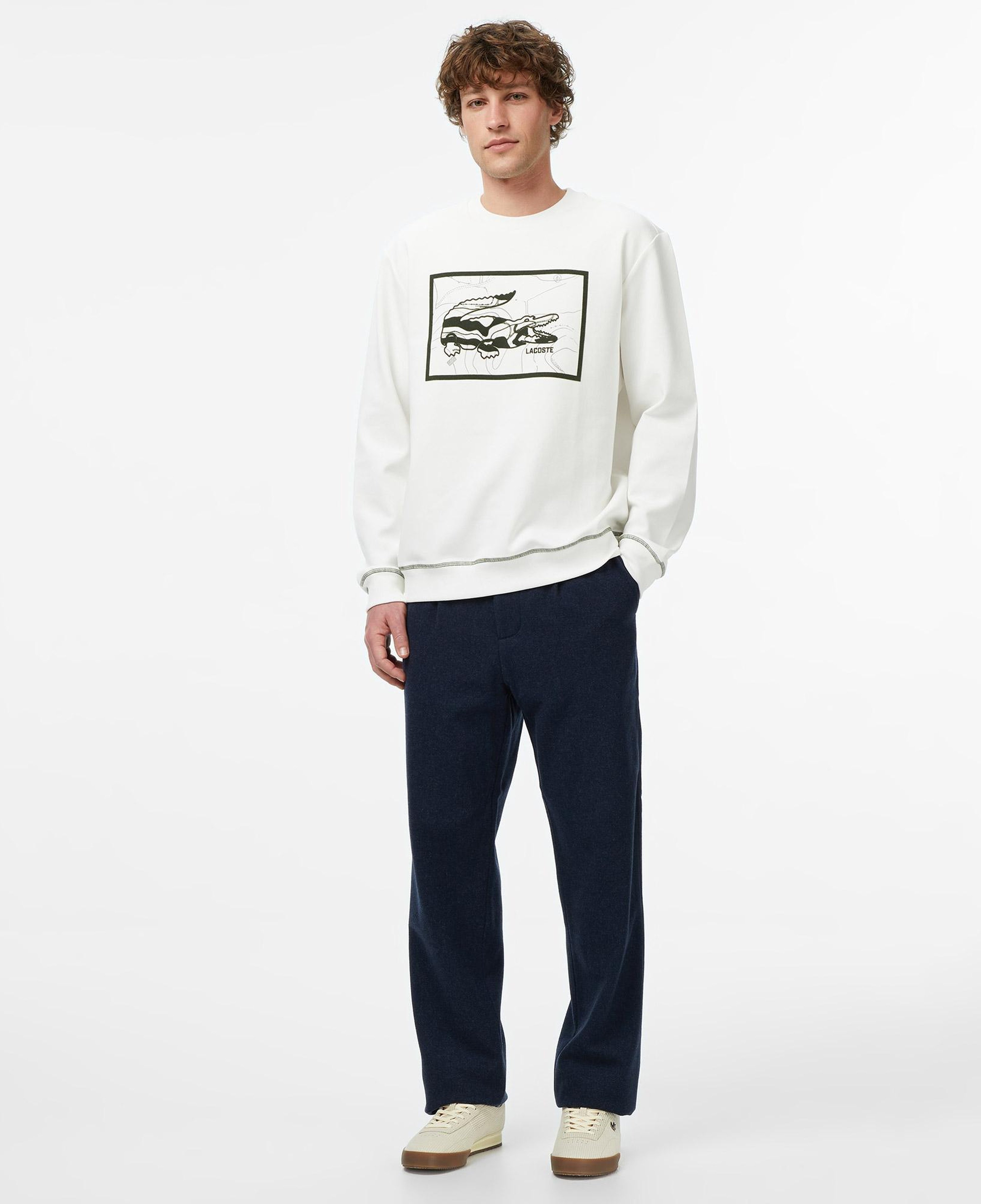 Lacoste Erkek Lacivert Yün Karışımlı Pantolon