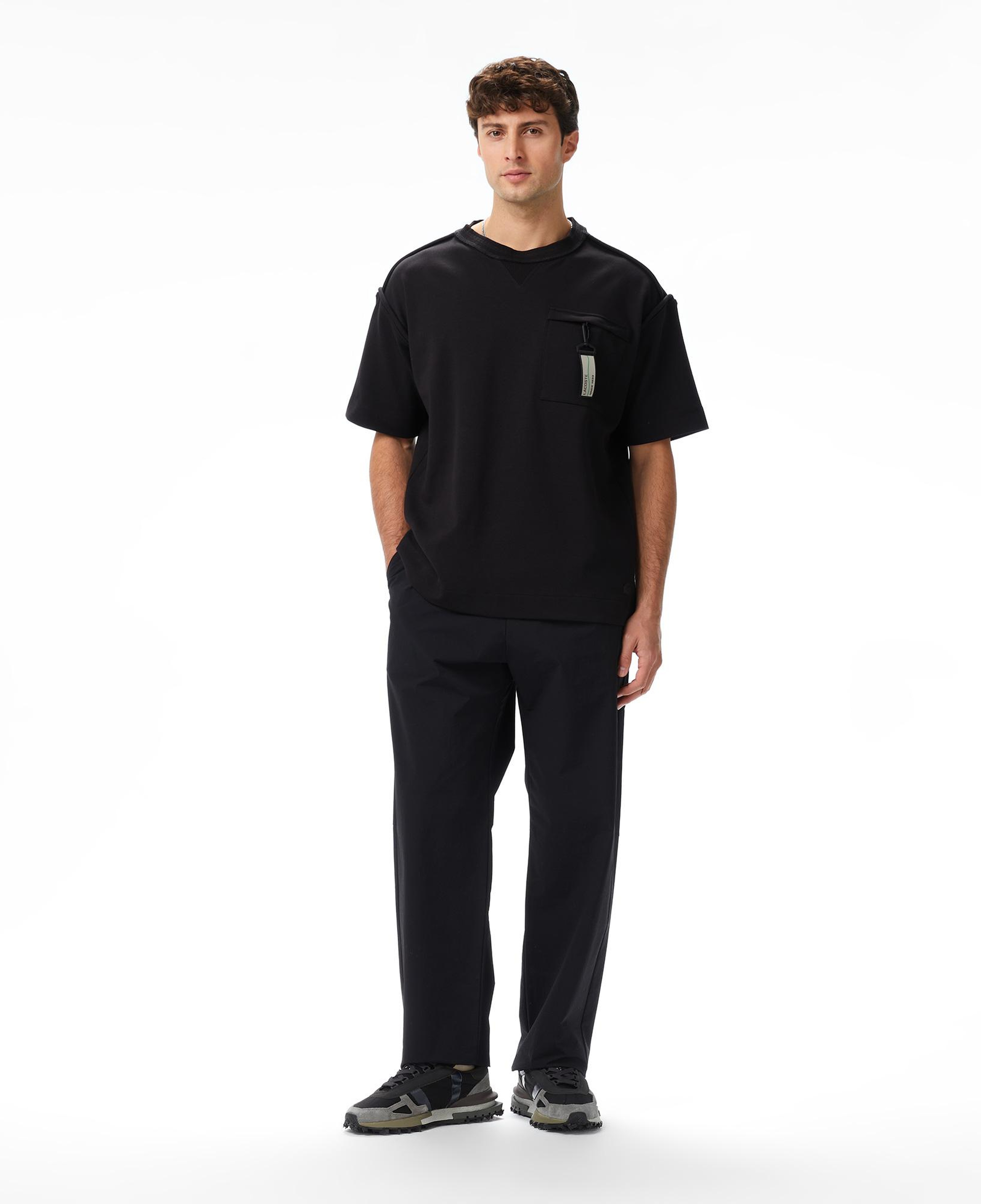 Lacoste x House of SuperStep Slim Fit Erkek Siyah Pantolon