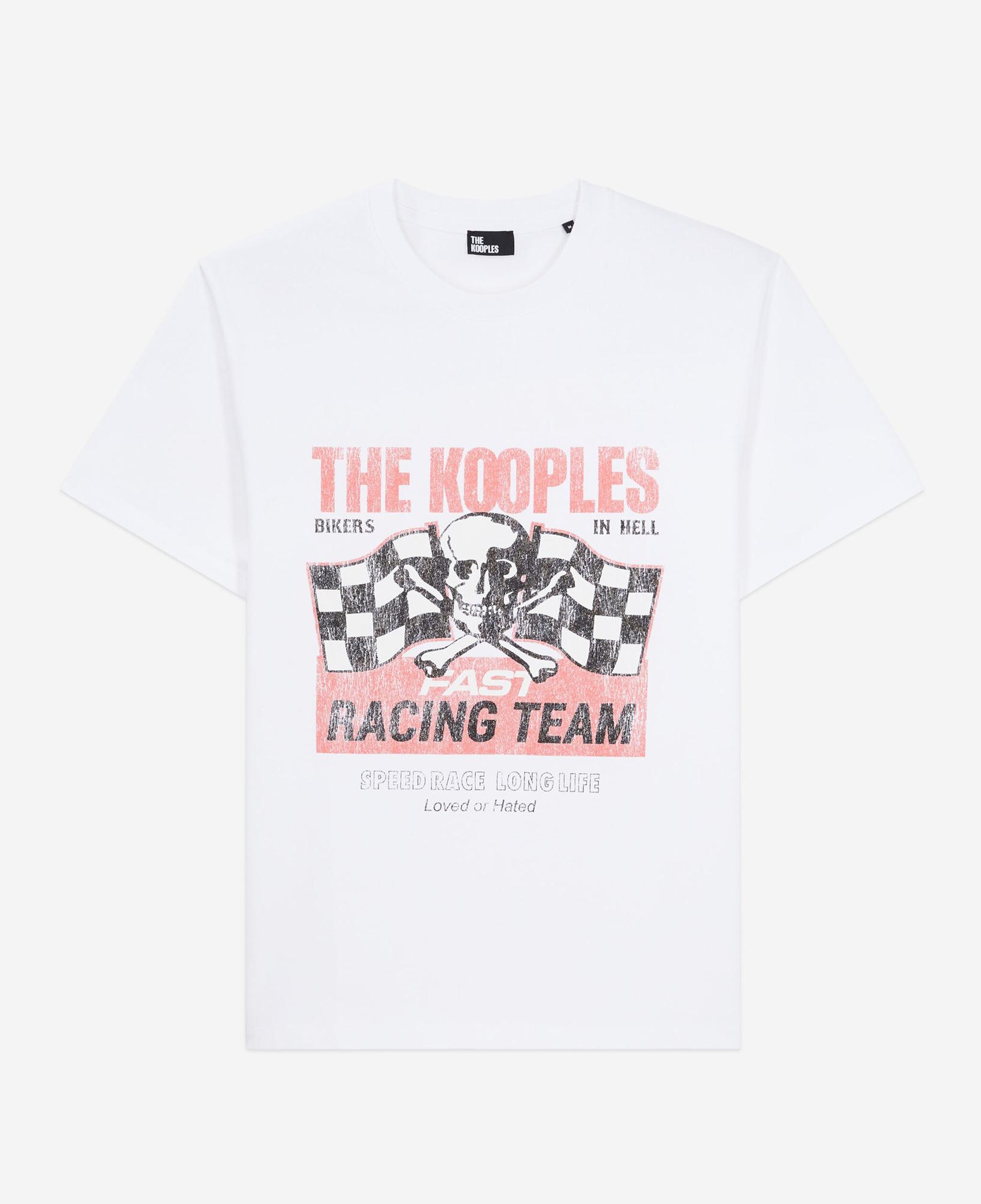 THE KOOPLES ERKEK BİSİKLET YAKA KISA KOLLU BEYAZ T-SHIRT