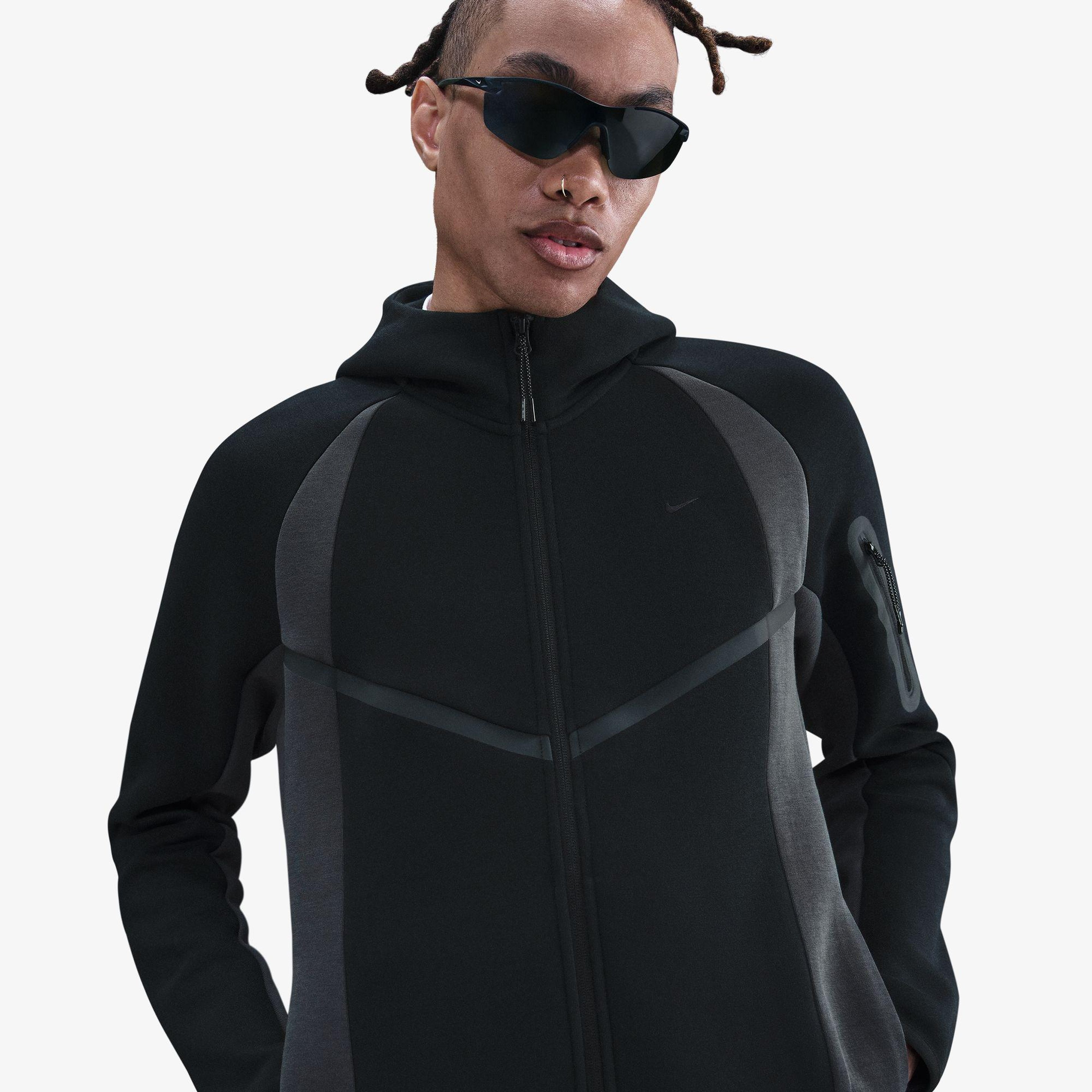 Nike Tech Fleece Pro Windrunner Erkek Siyah Ceket