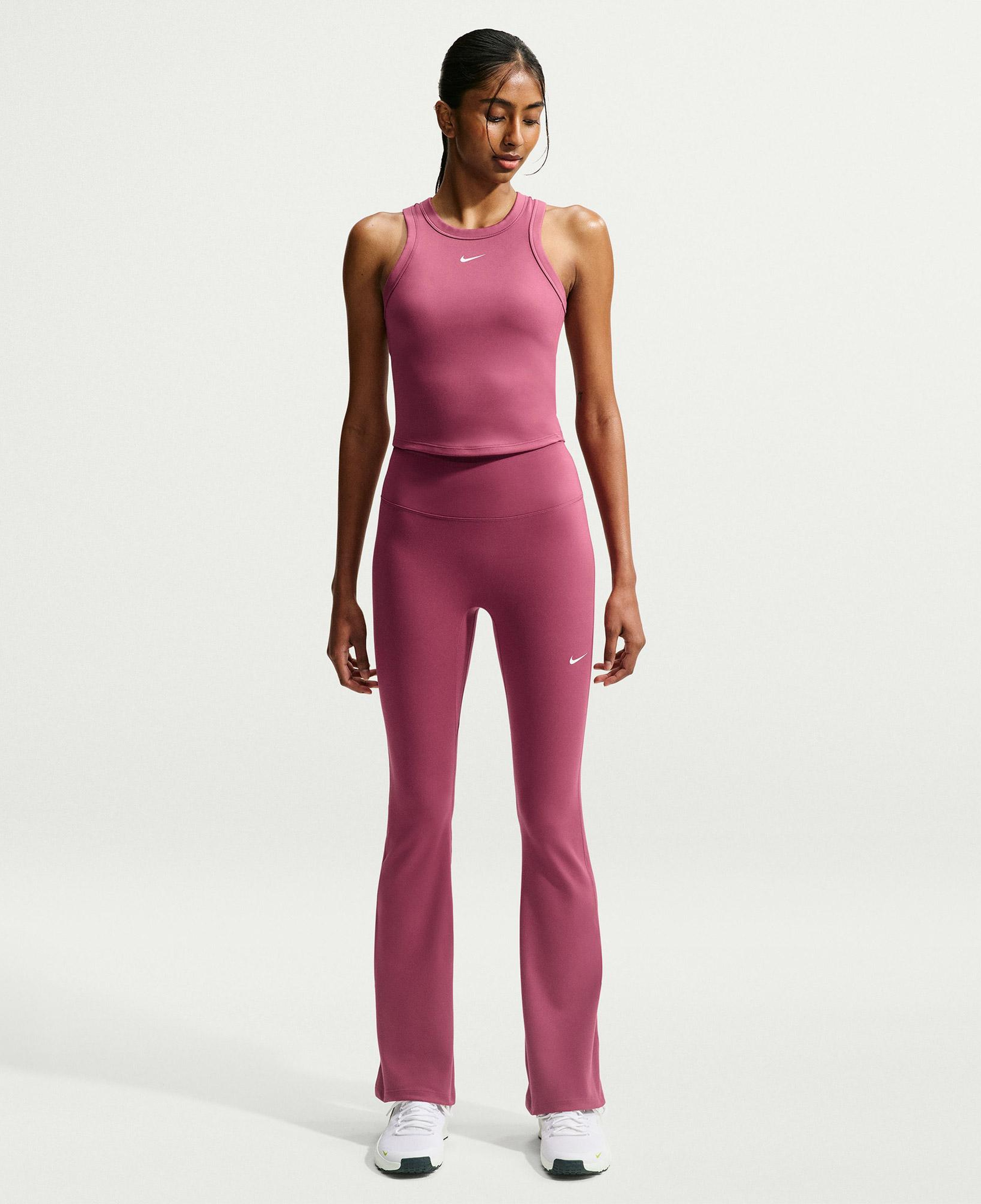 Nike One Dri-Fit Heritage Kadın Pembe Tayt