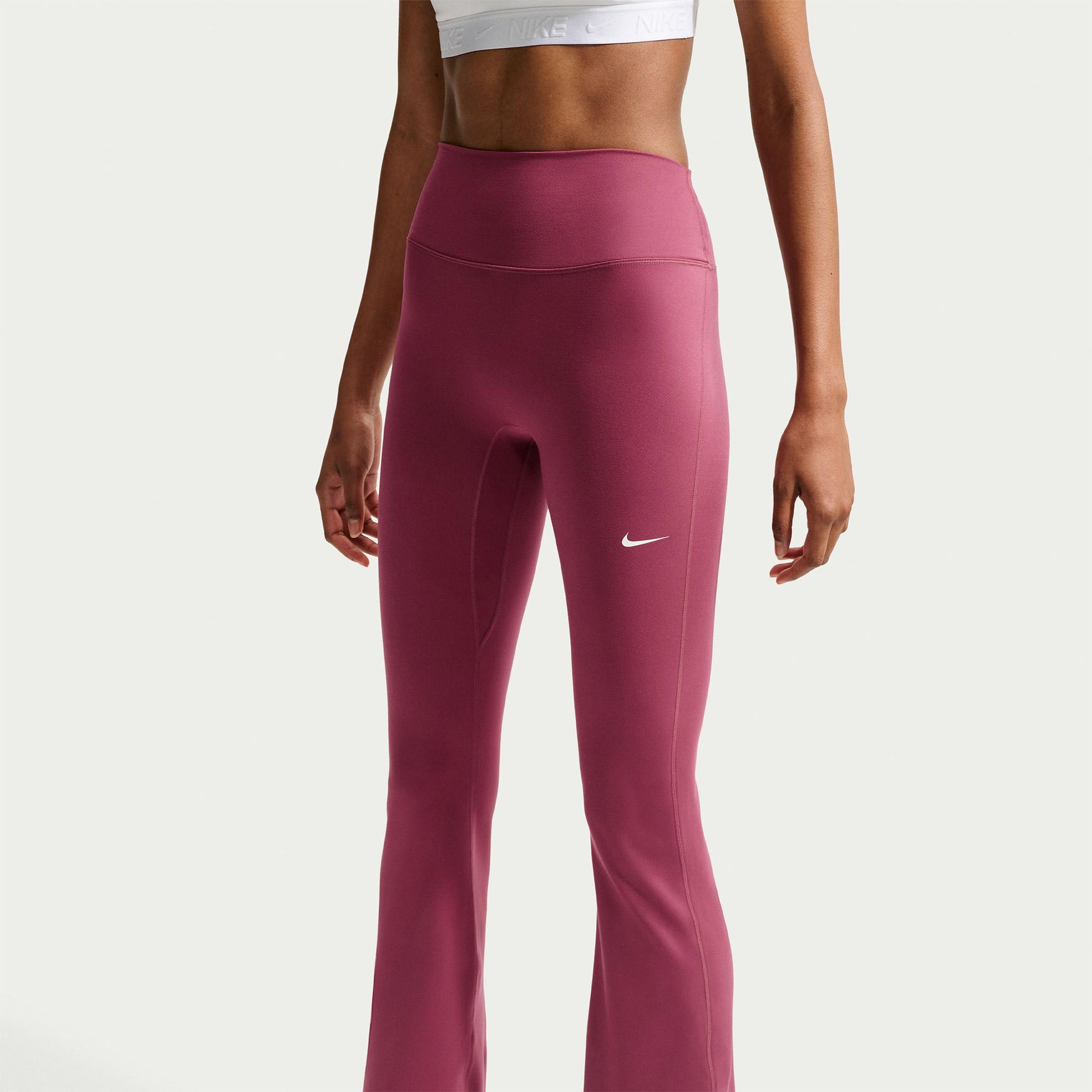 Nike One Dri-Fit Heritage Kadın Pembe Tayt