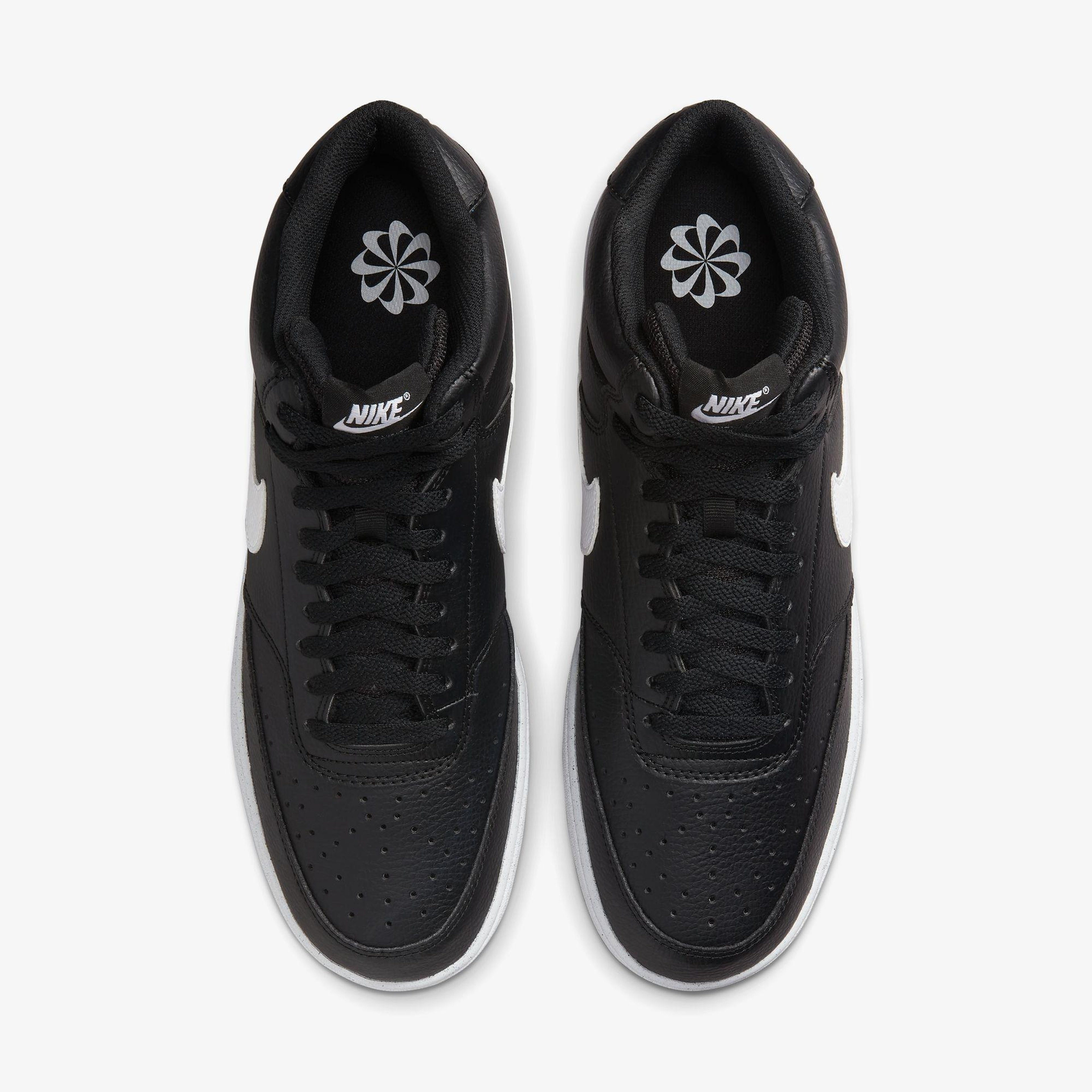 Nike Court Vision Mid Next Nature Erkek Siyah Spor Ayakkabı