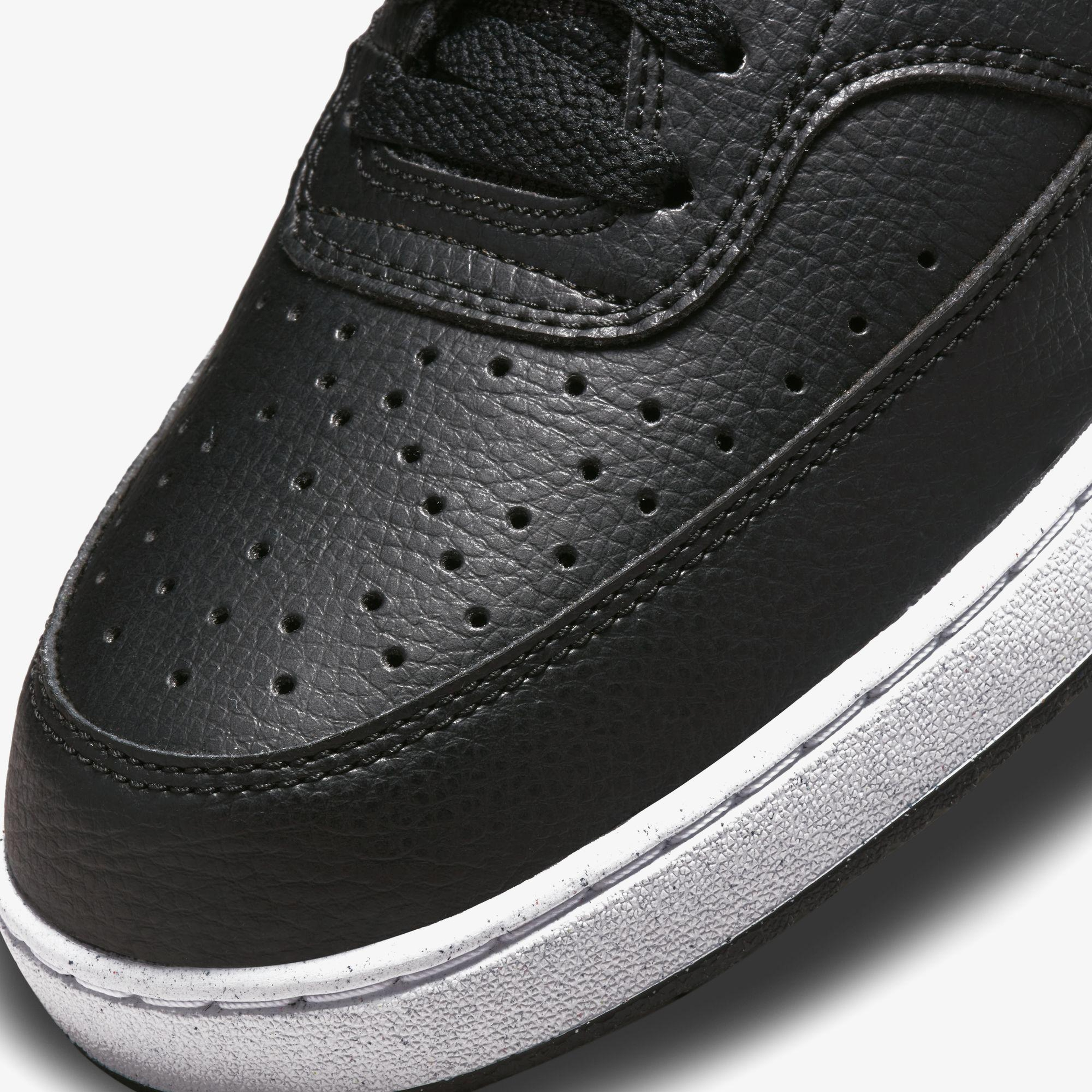 Nike Court Vision Mid Next Nature Erkek Siyah Spor Ayakkabı