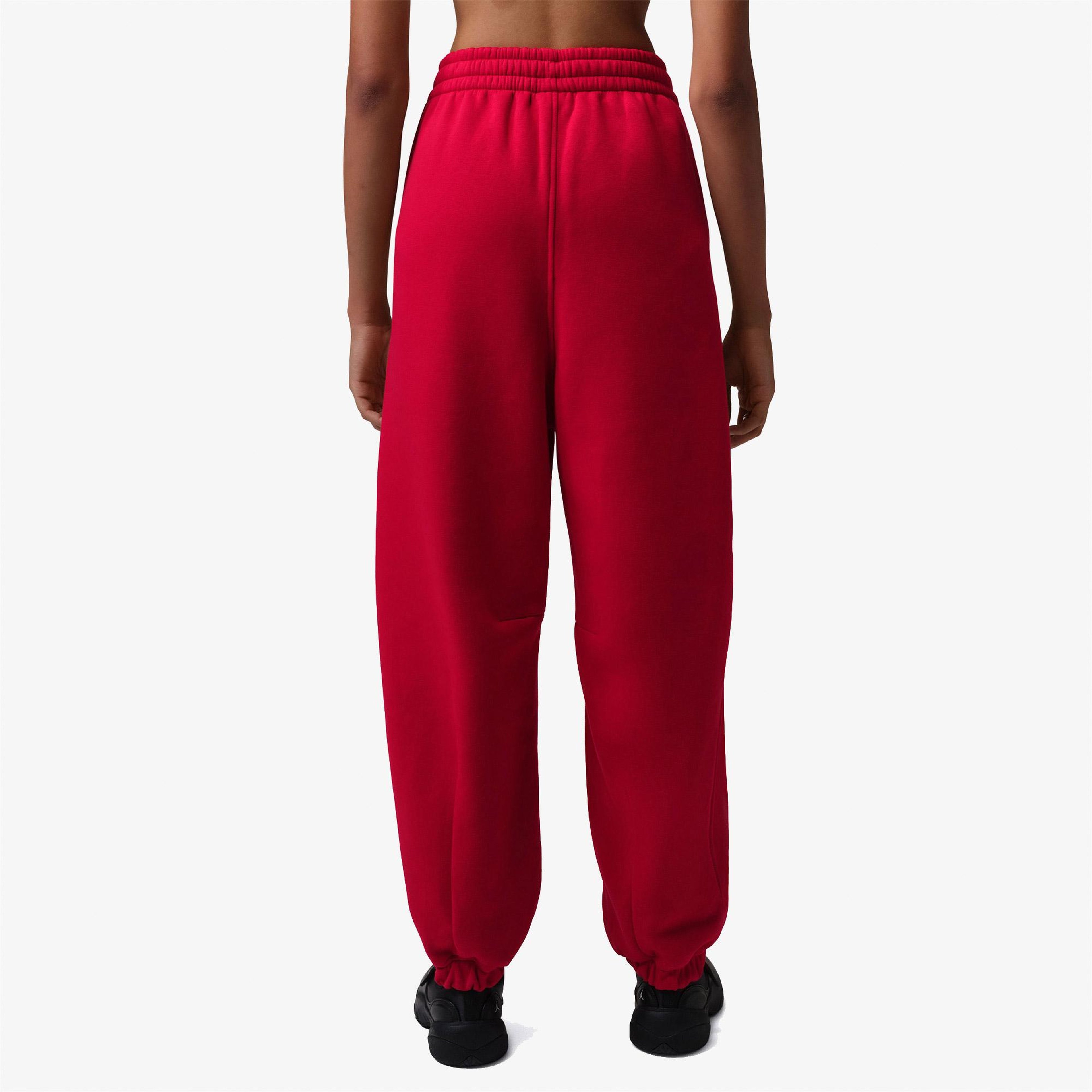 Jordan Brooklyn Fleece Jogger Kadın Kırmızı Eşofman Altı
