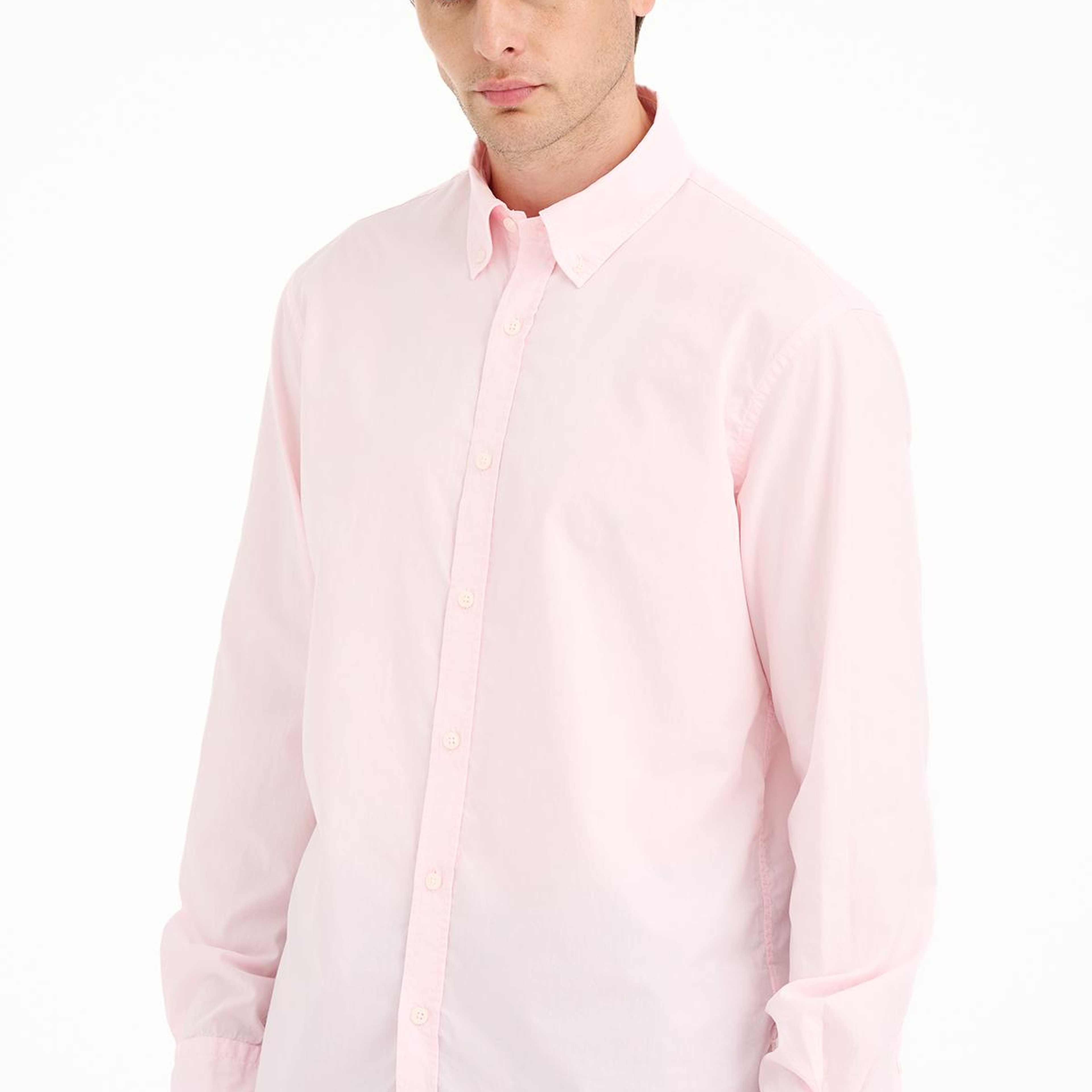 Erkek Pembe Spor Gömlek