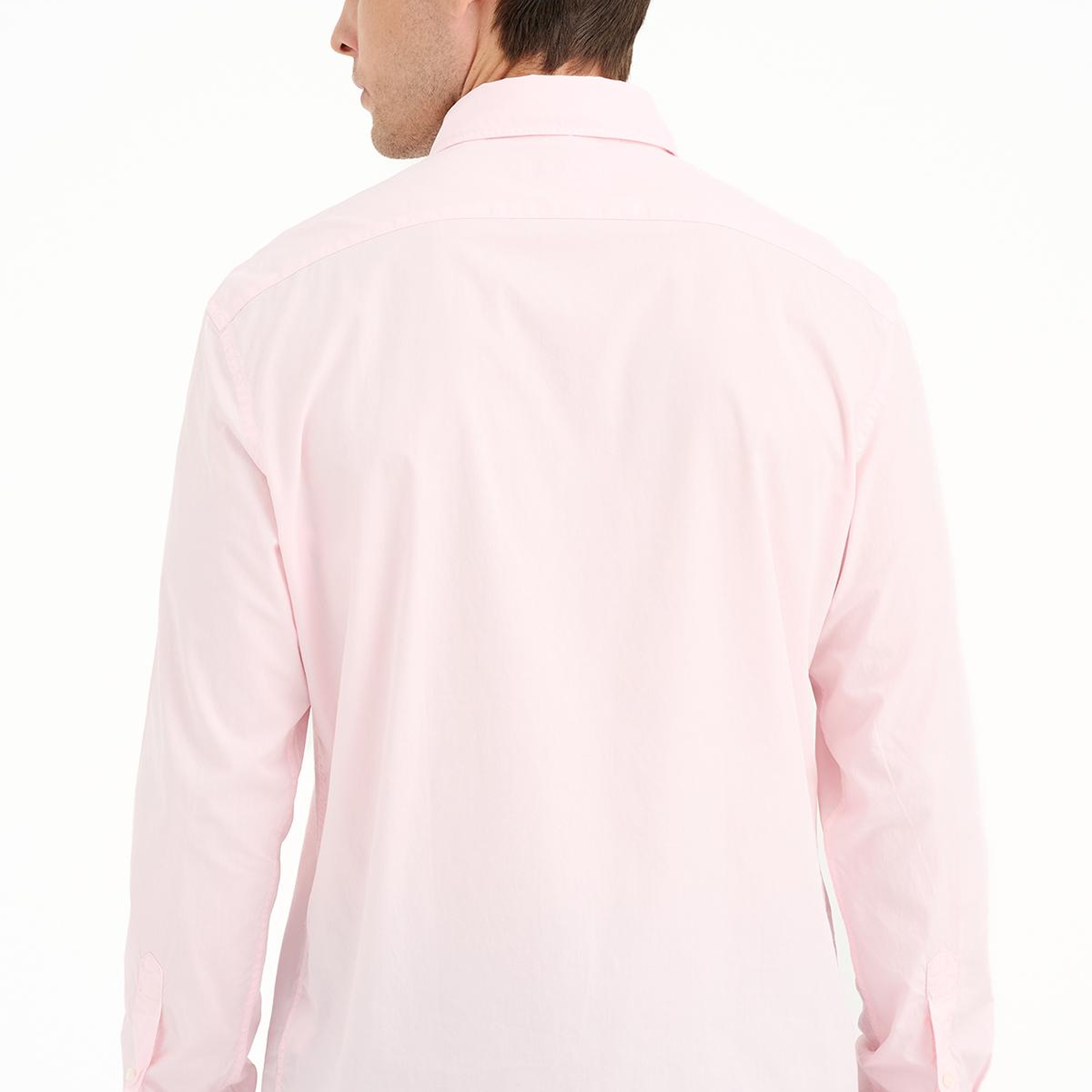Erkek Pembe Spor Gömlek