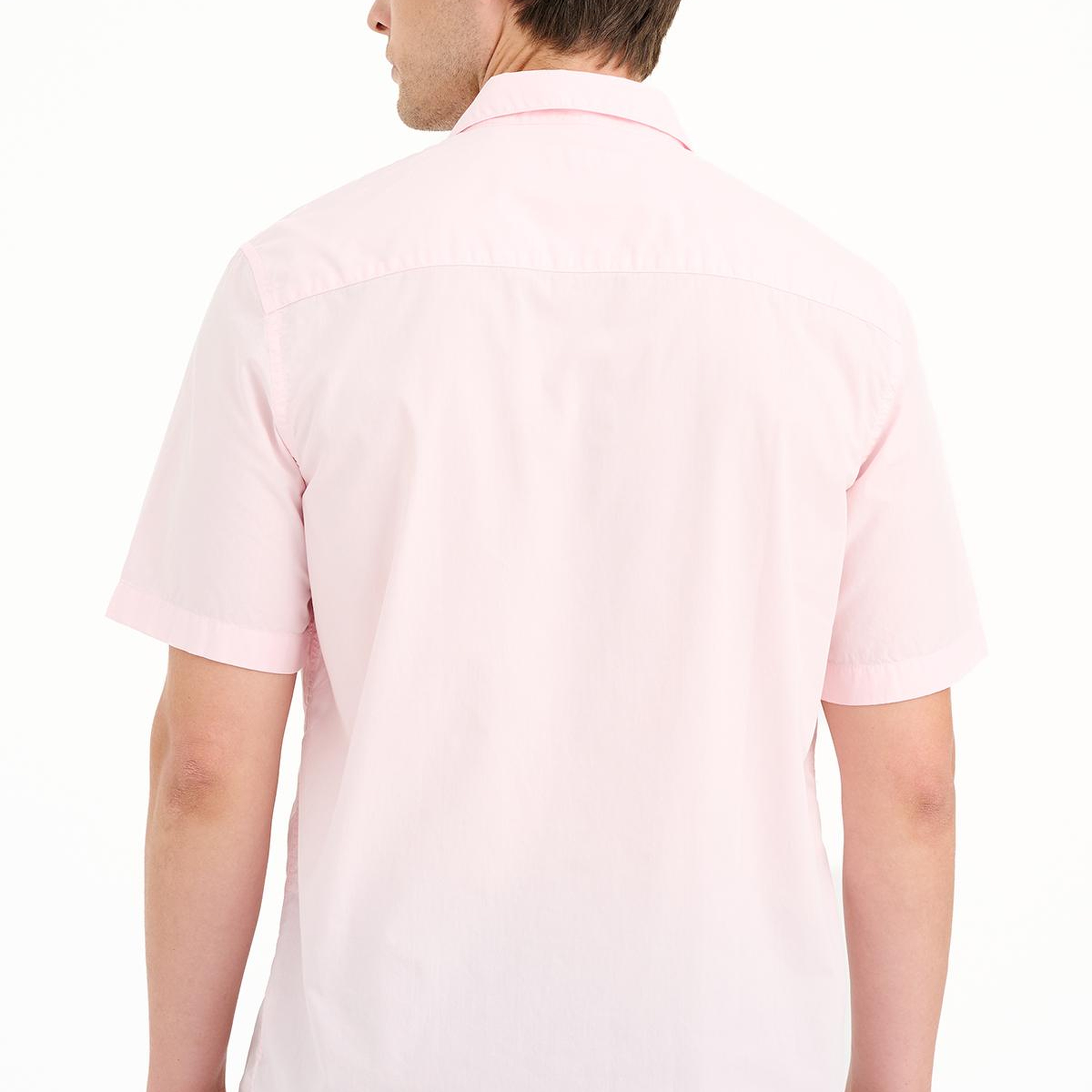 Erkek Pembe Kısa Kollu Gömlek