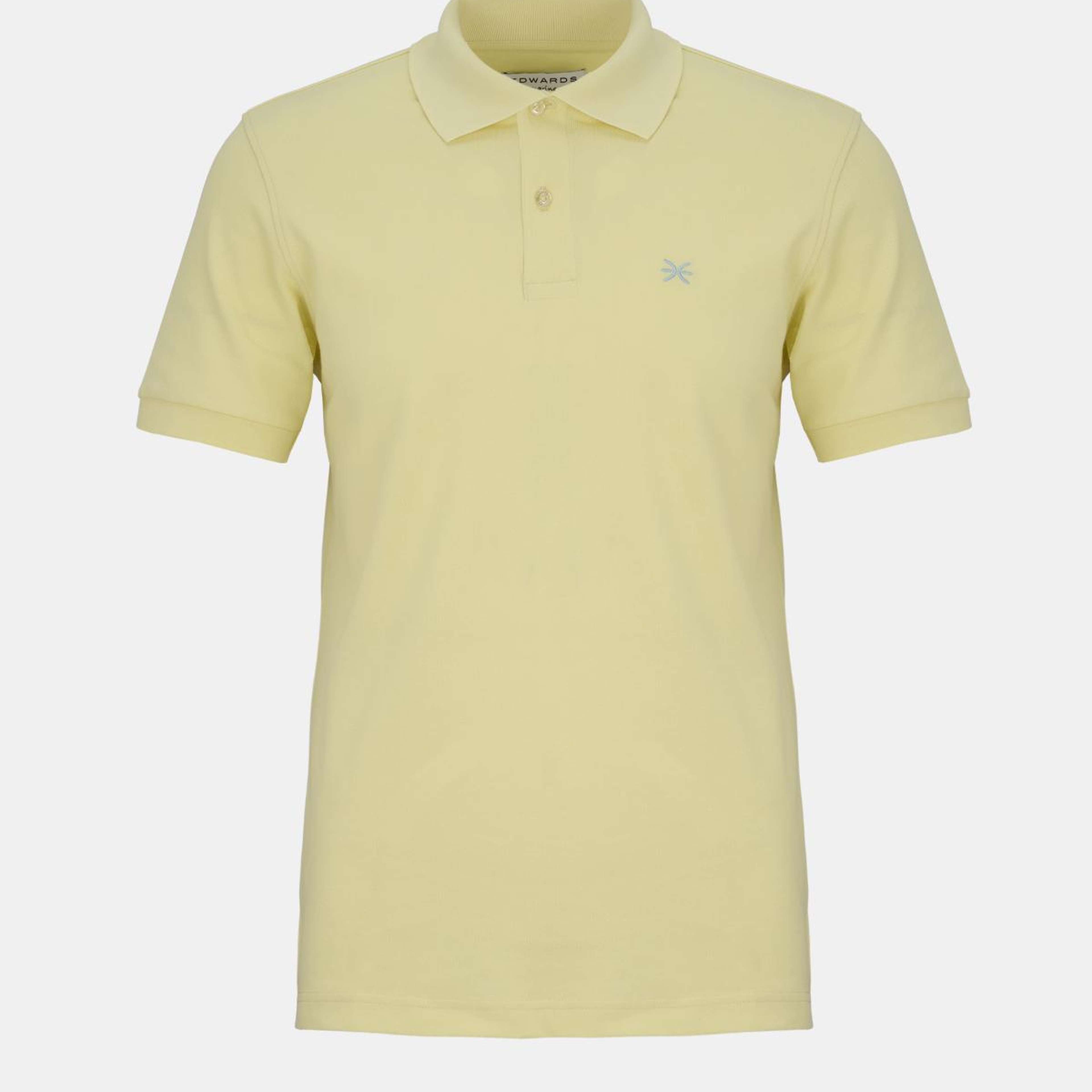 Erkek Açık Sarı Pike Polo Yaka T-Shirt