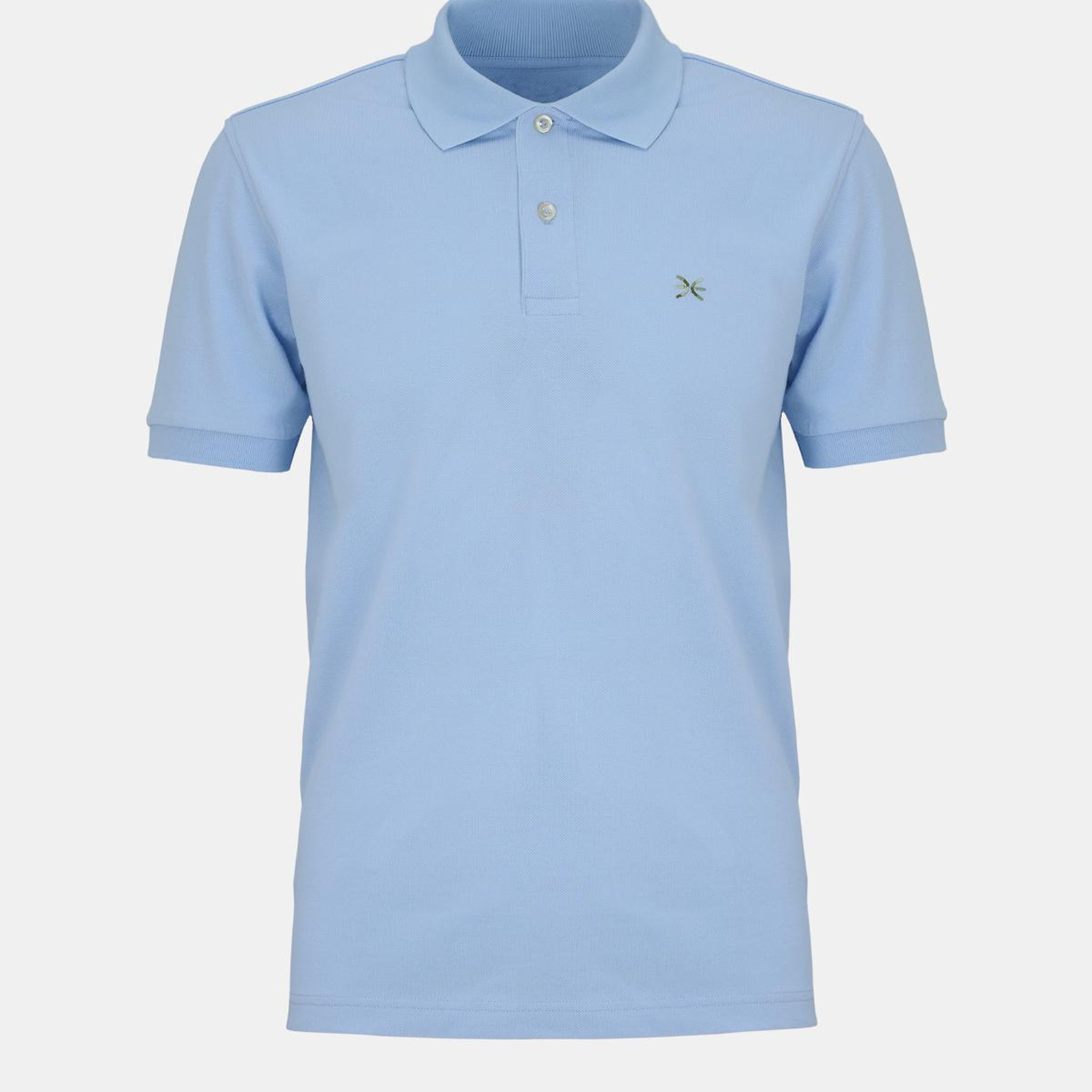 Erkek Mavi Pike Polo Yaka T-Shirt