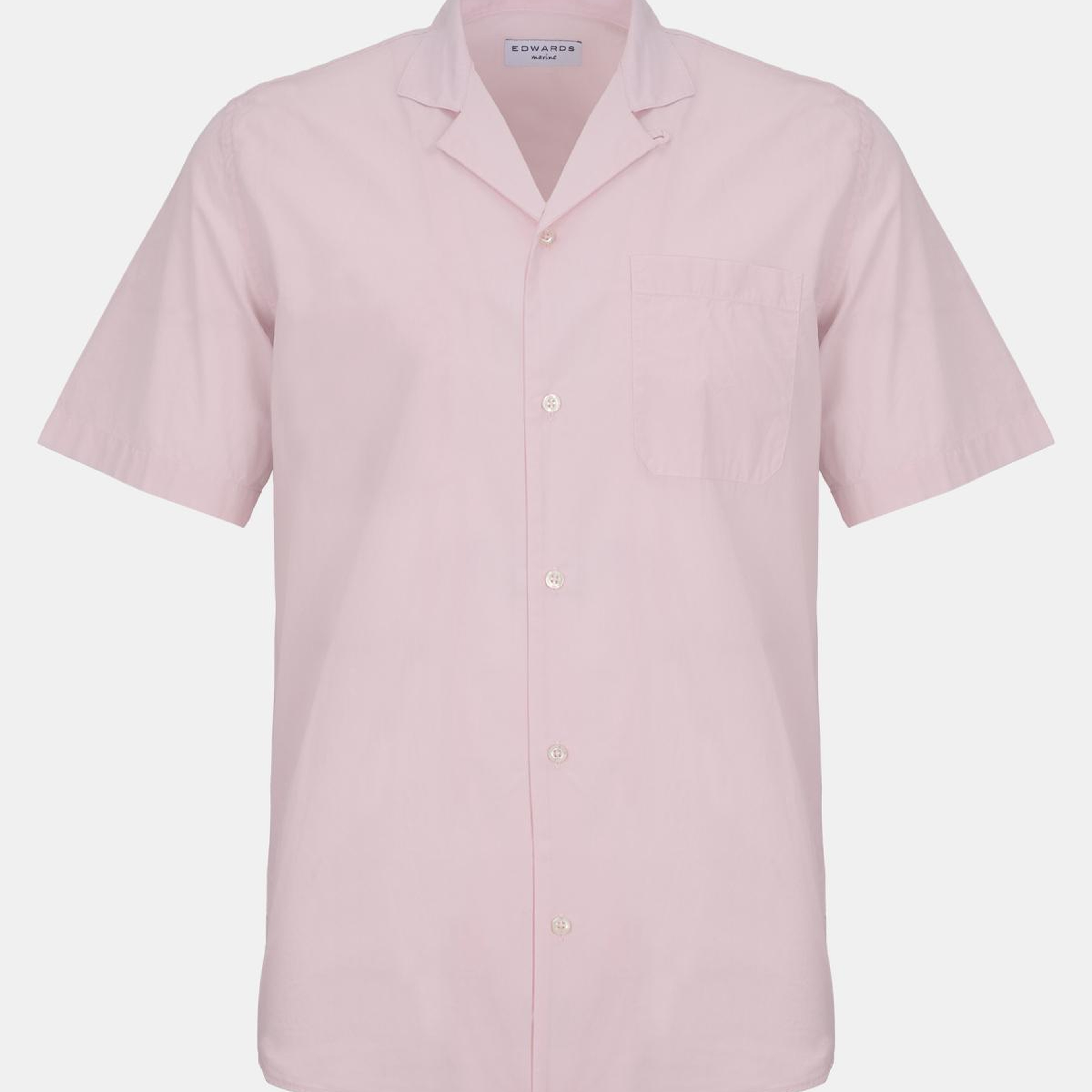 Erkek Pembe Kısa Kollu Gömlek