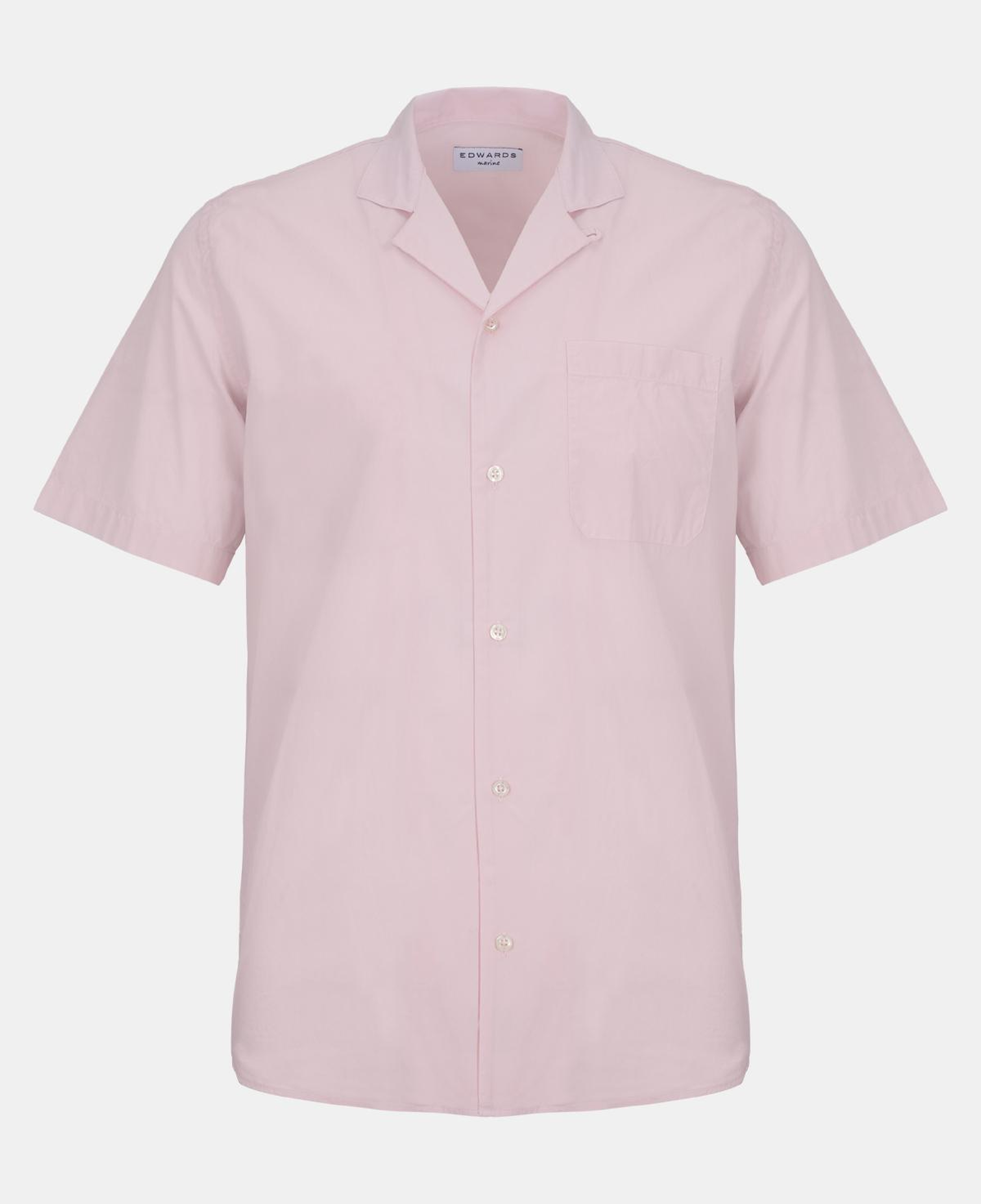 Erkek Pembe Kısa Kollu Gömlek