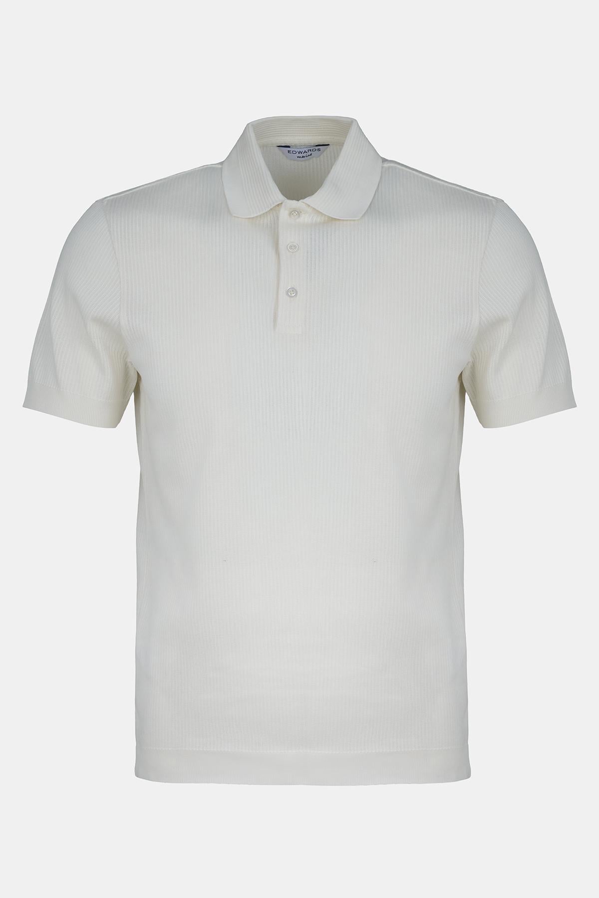 Erkek Ekru Polo Yaka T-Shirt
