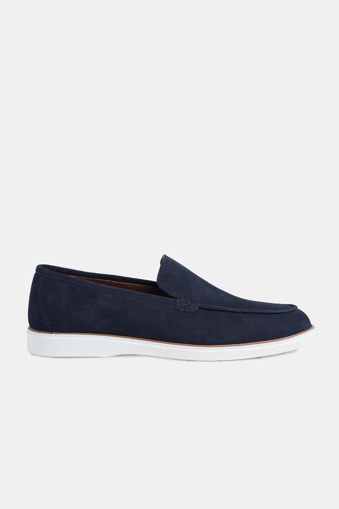 Erkek Kahverengi Nubuk Loafer