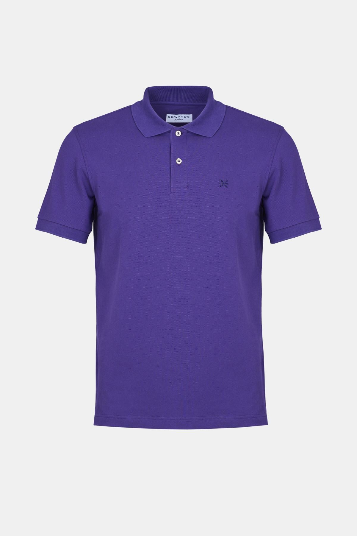 Erkek Mor Pike Polo Yaka T-Shirt