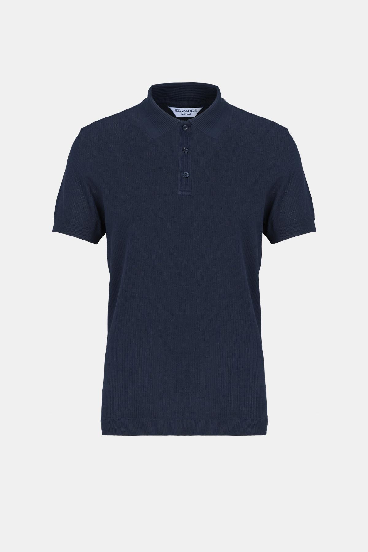 Erkek Lacivert Polo Yaka T-Shirt