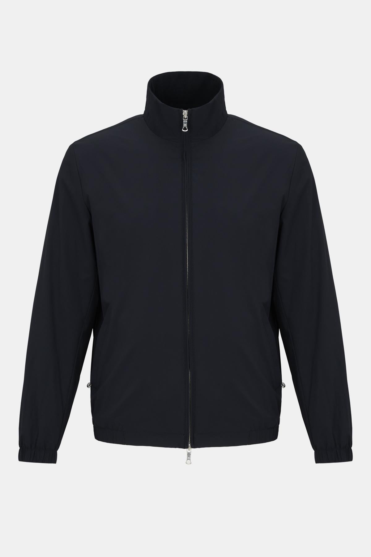 Erkek Lacivert Bomber Mont