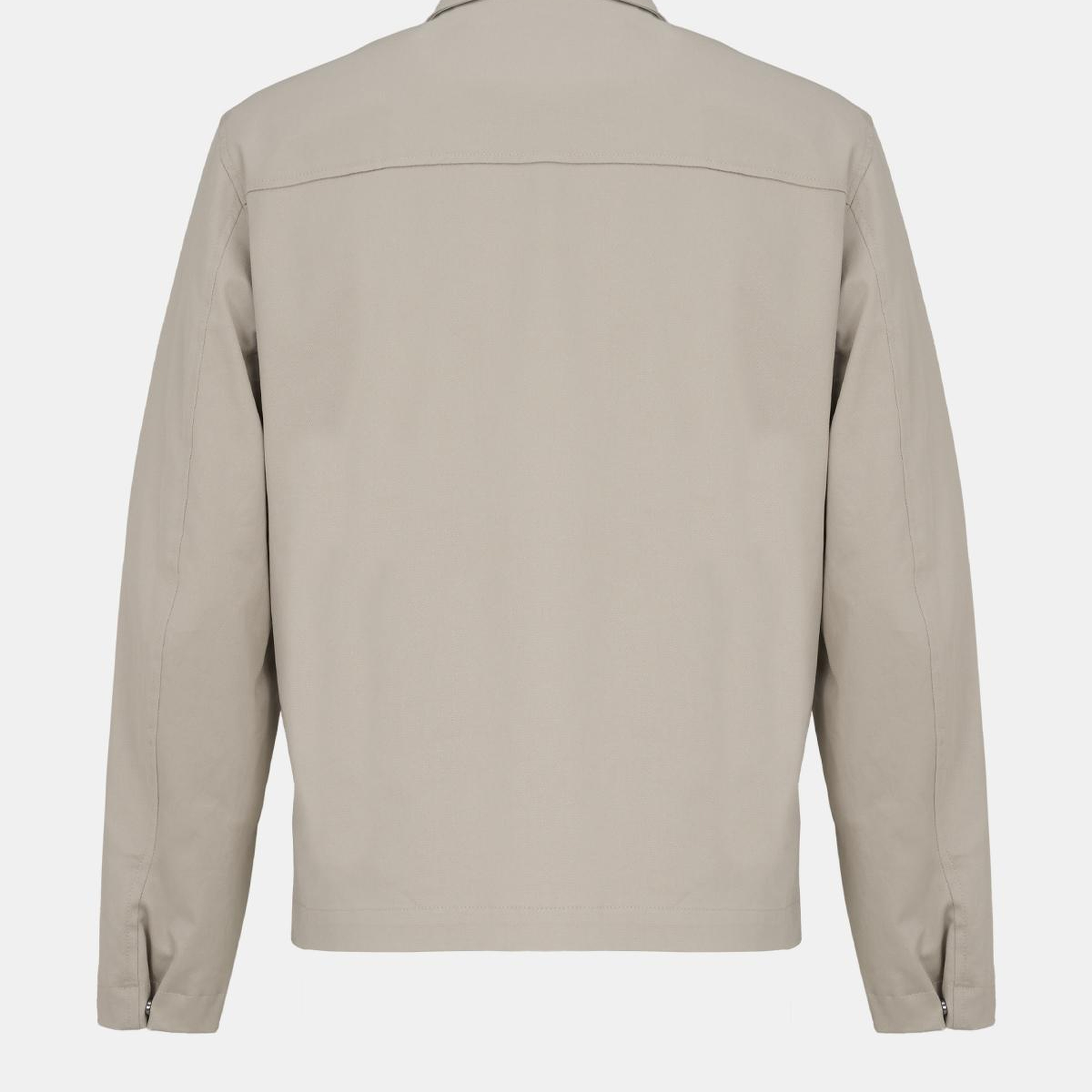 Erkek Taş Pamuklu Gabardin Mont