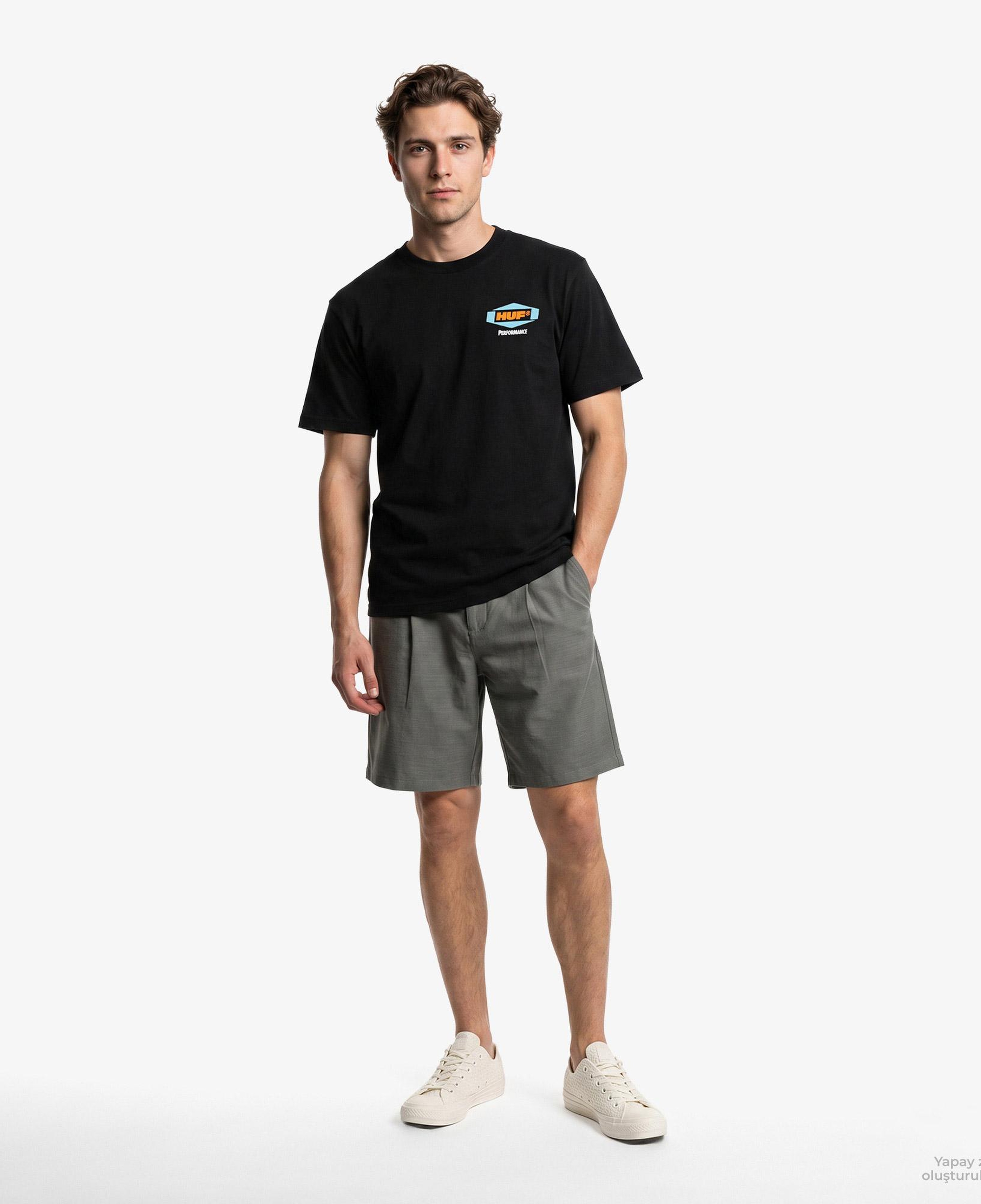 Huf Spark It Up SS Tee Erkek Siyah T-Shirt