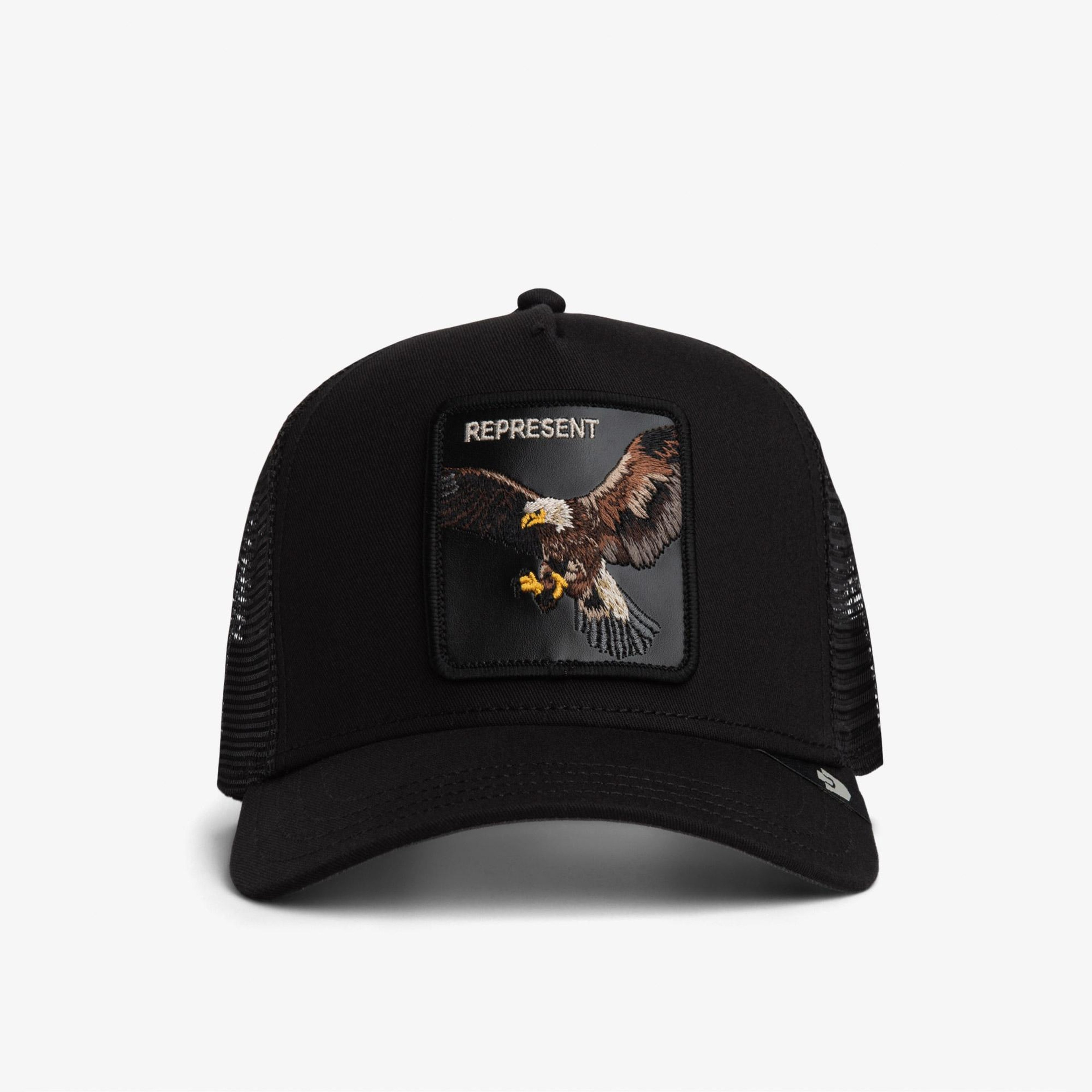 Goorin Bros Represent Eagle Trucker Unisex Siyah Şapka