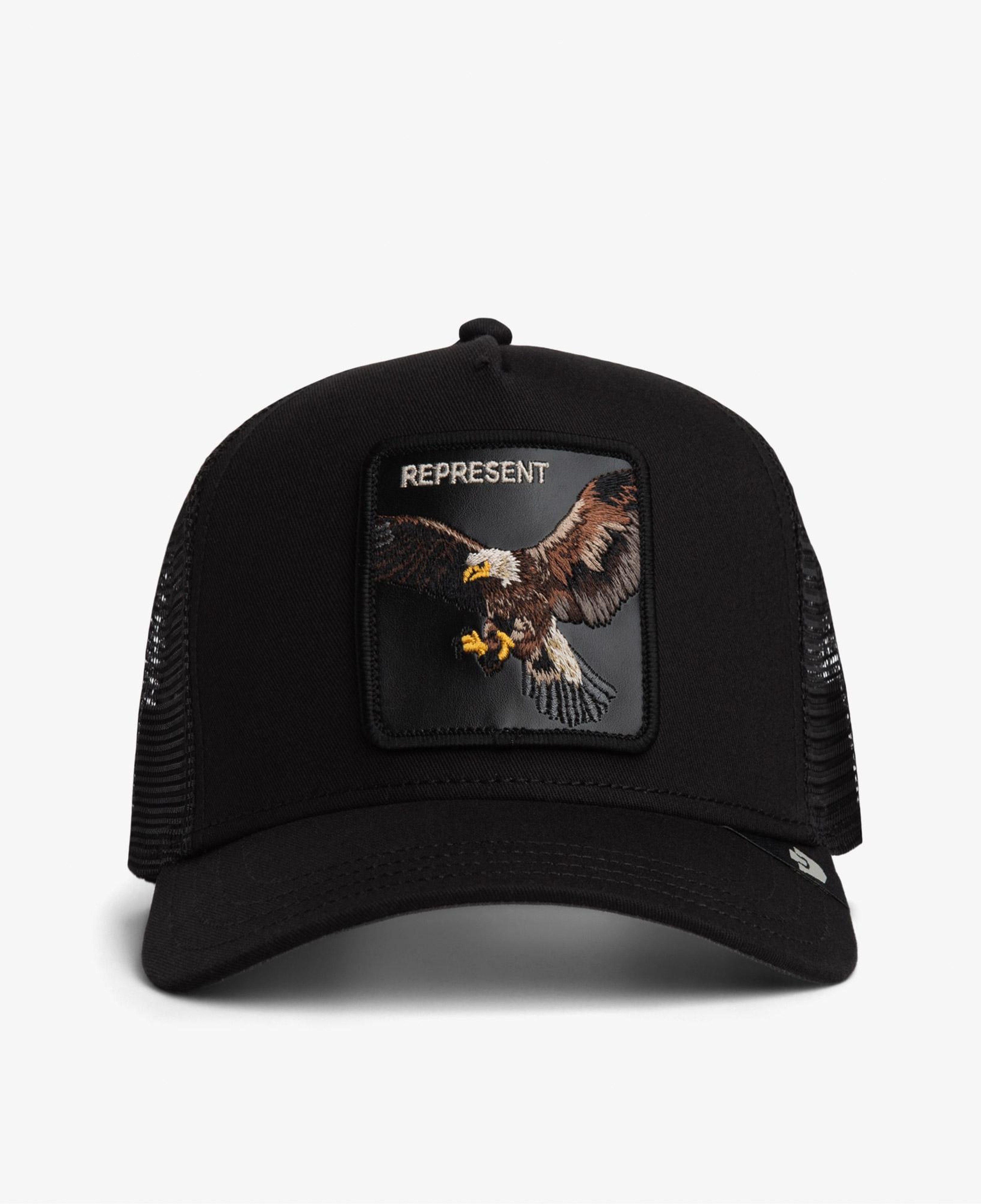 Goorin Bros Represent Eagle Trucker Unisex Siyah Şapka