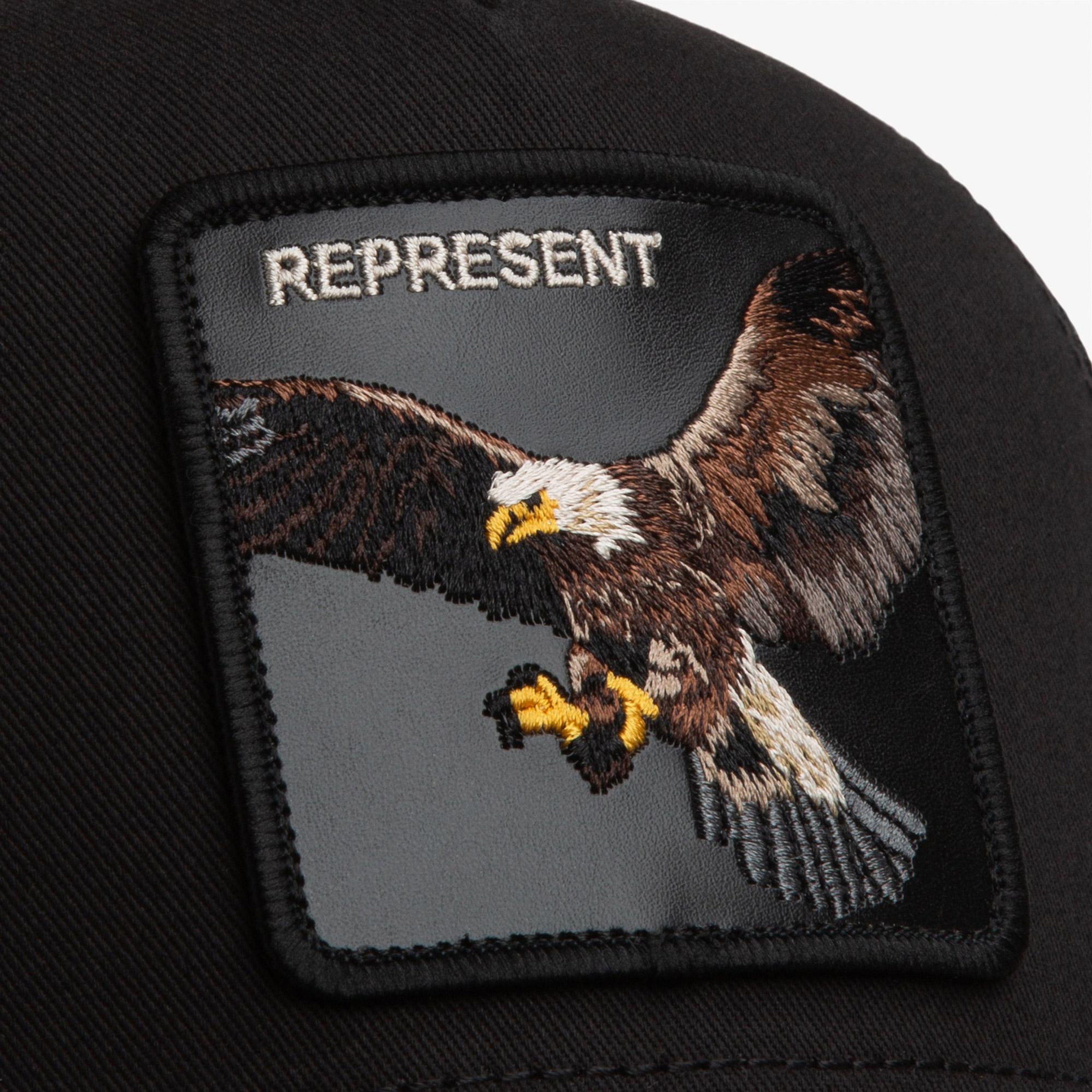 Goorin Bros Represent Eagle Trucker Unisex Siyah Şapka