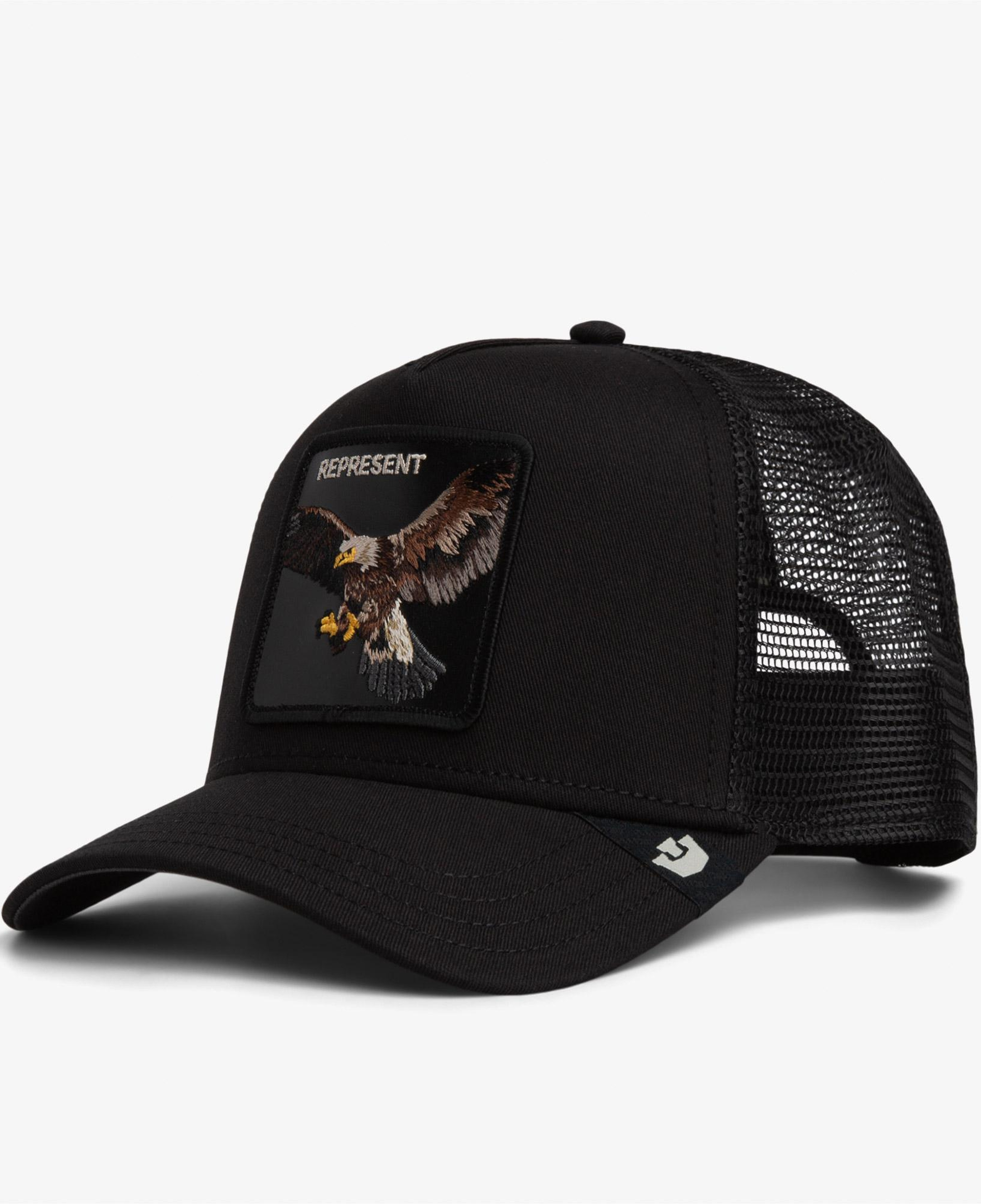 Goorin Bros Represent Eagle Trucker Unisex Siyah Şapka