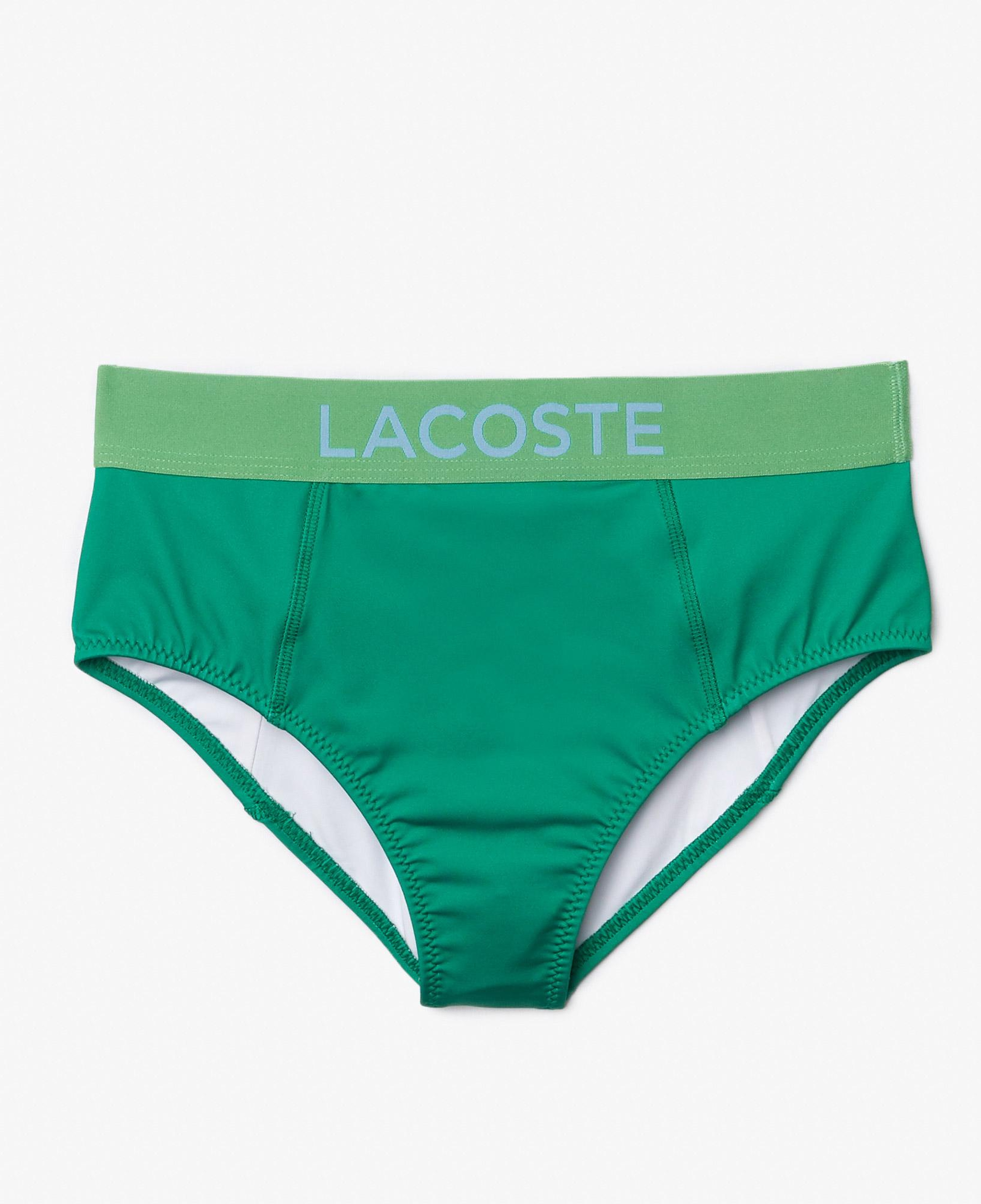 Lacoste Kadın Baskılı Açık Yeşil Bikini Altı