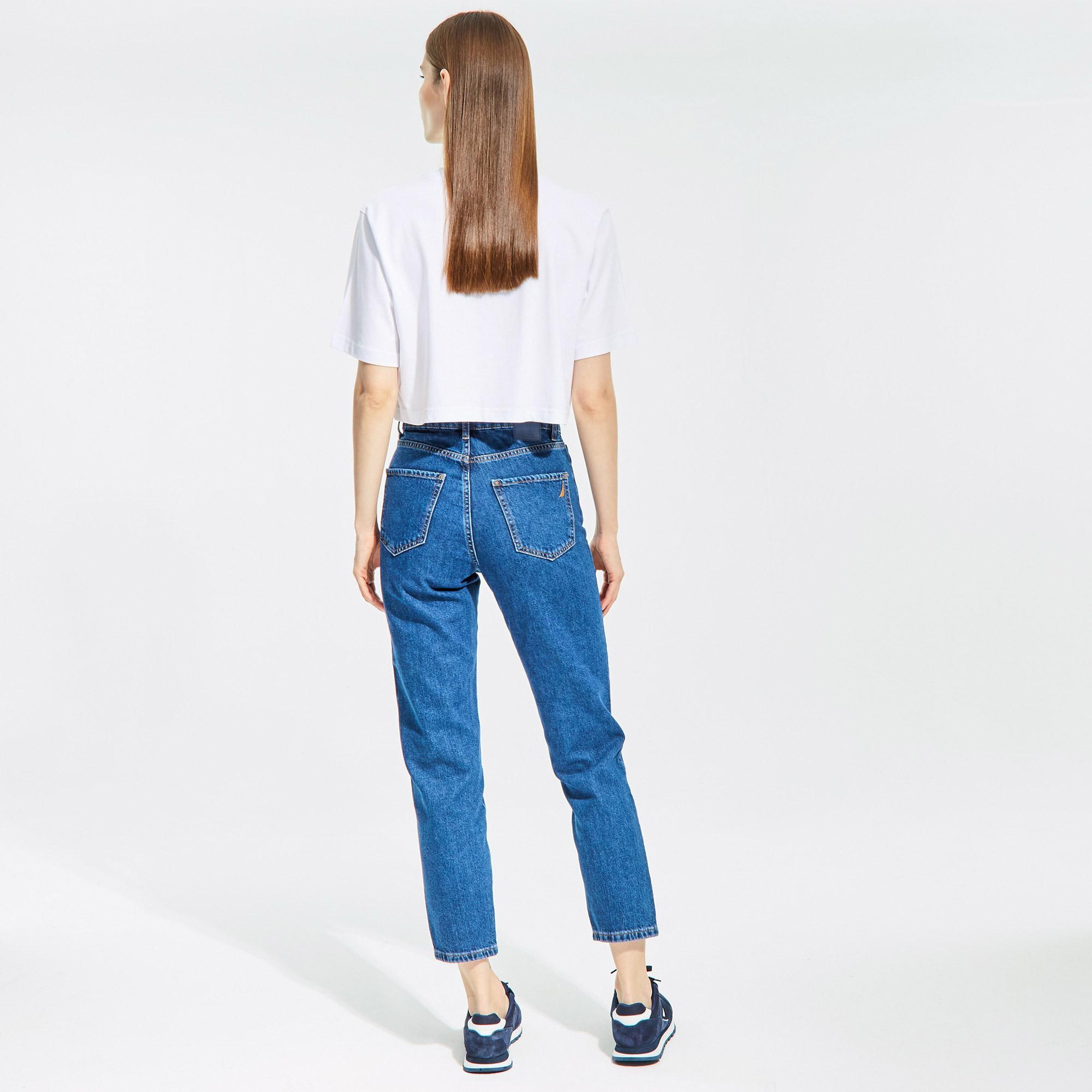 NAUTICA KADIN LACİVERT SLIM FIT DENIM PANTOLON