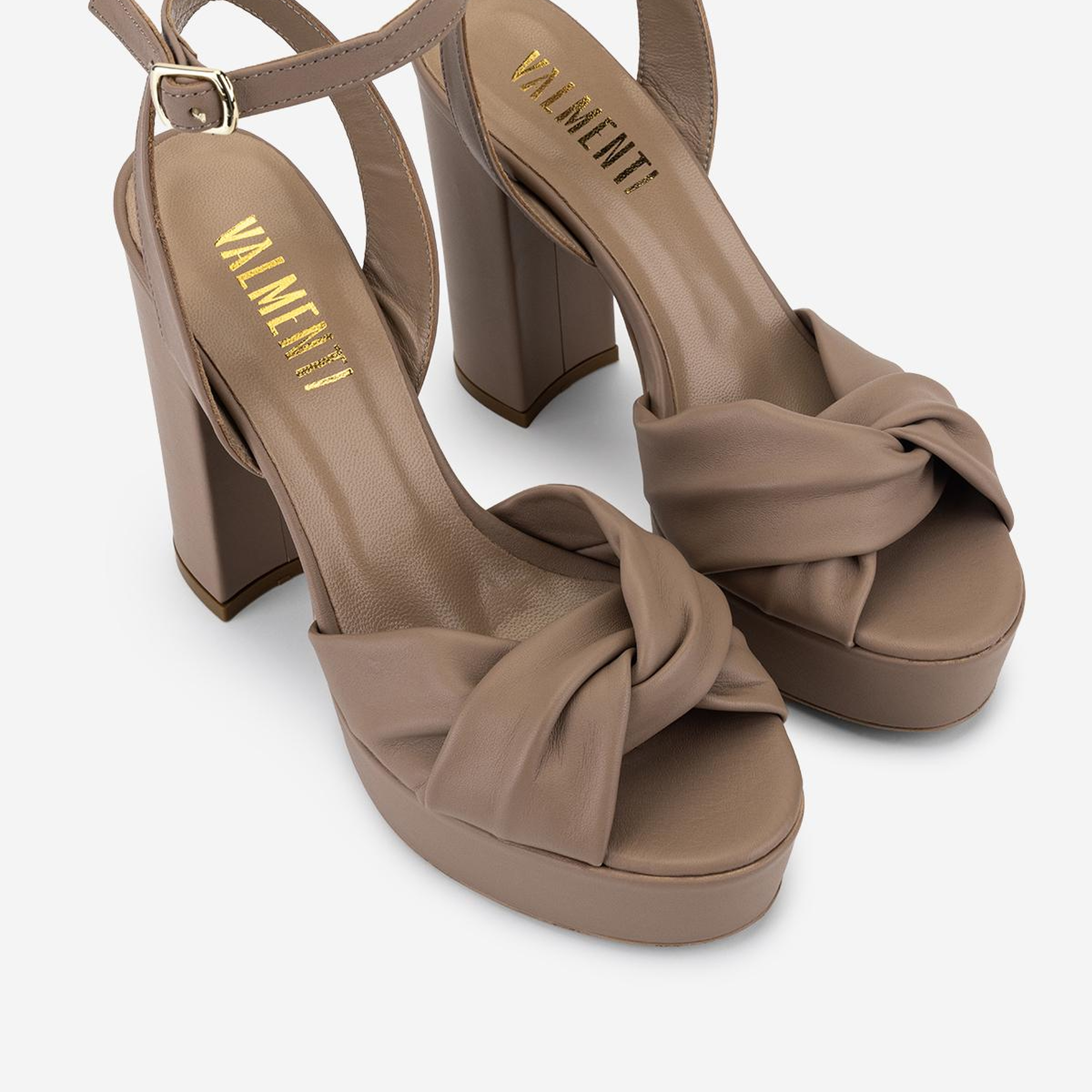 Valmenti Kadın Hakiki Deri Bej Night Shoes Ayakkabı