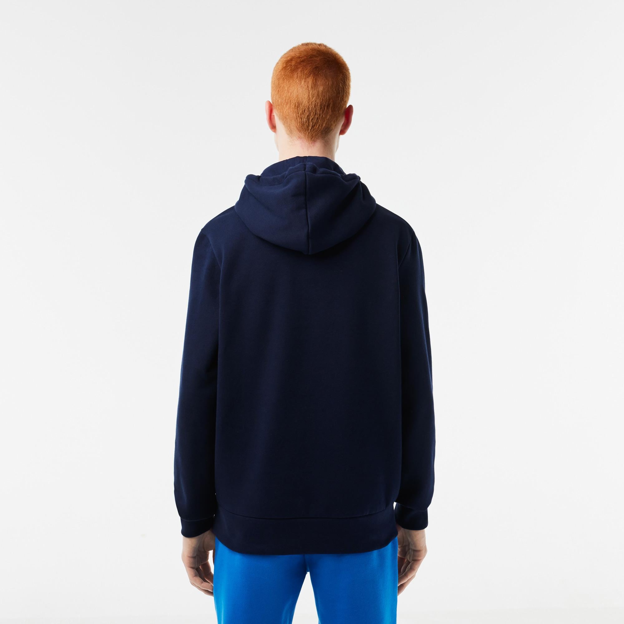 Erkek Classic Fit Kapüşonlu Lacivert Sweatshirt