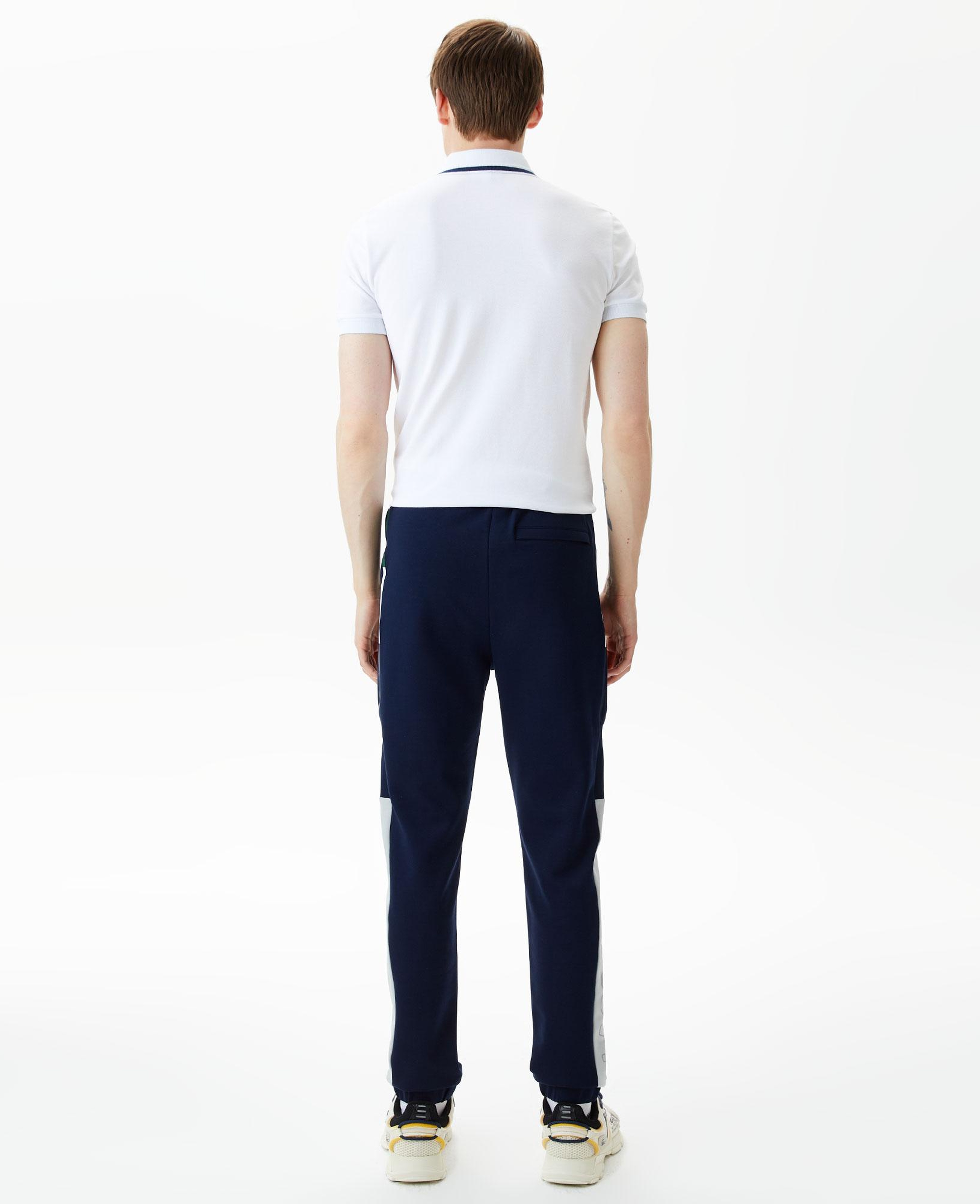 Erkek Slim Fit Baskılı Lacivert Eşofman Altı