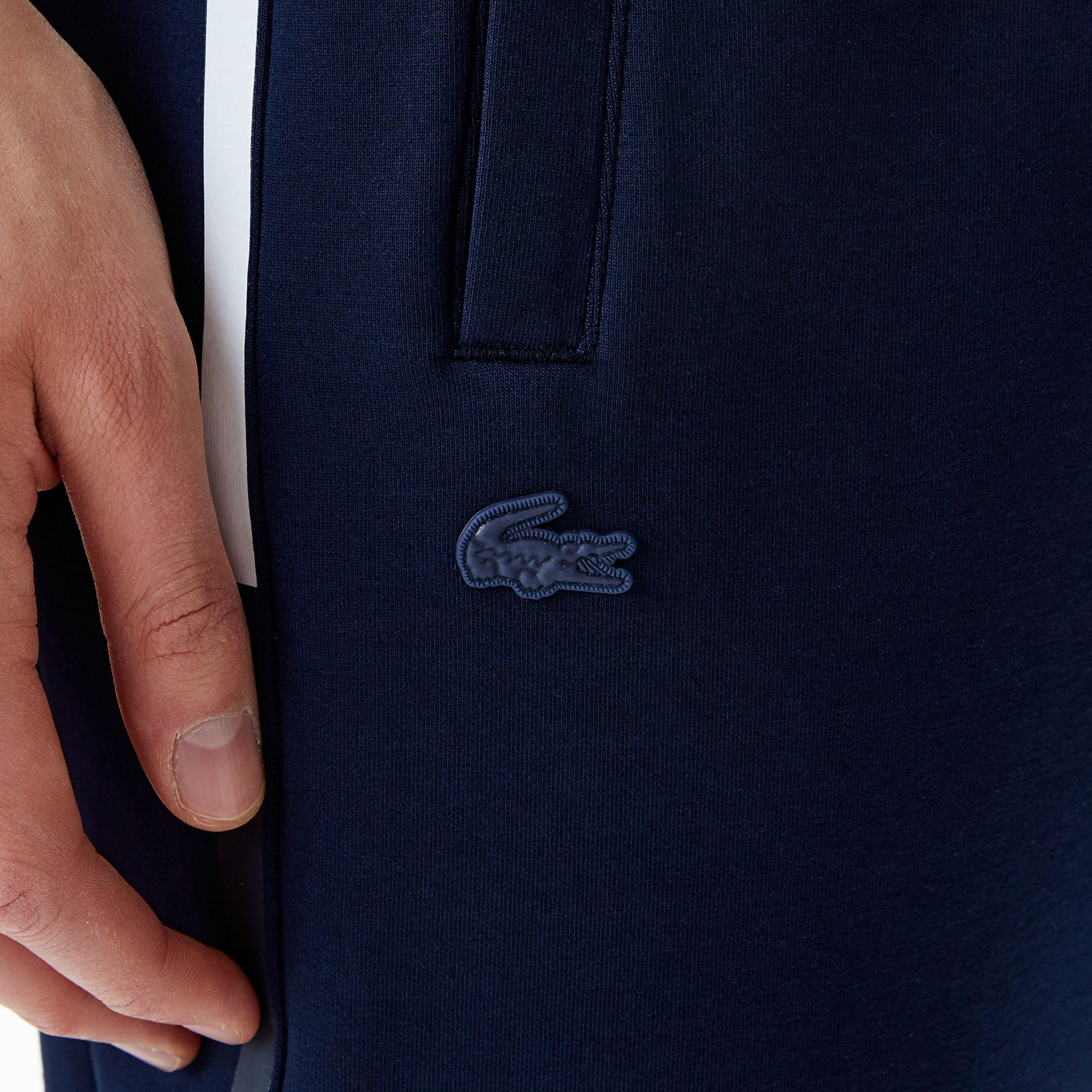 Erkek Slim Fit Baskılı Lacivert Eşofman Altı