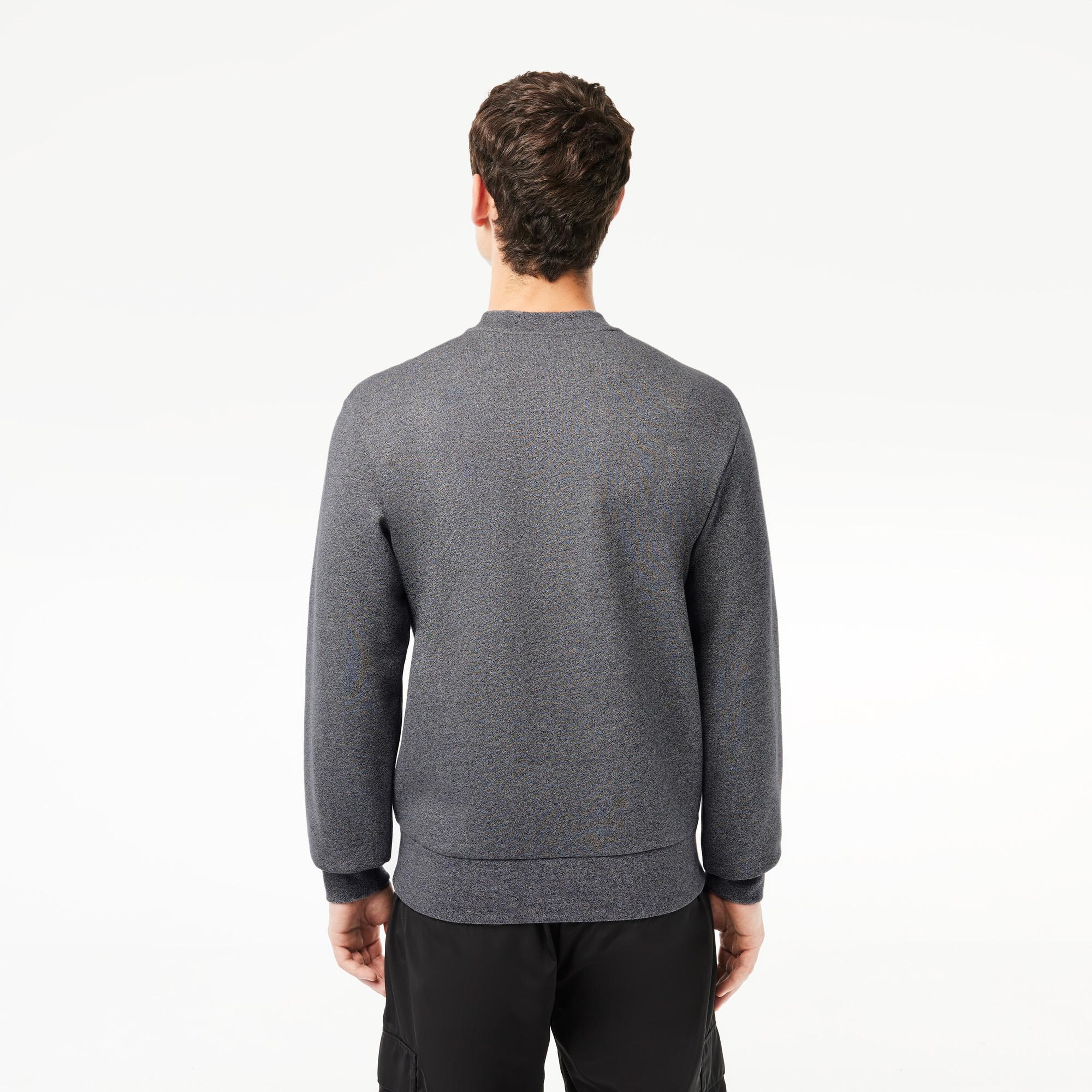 Erkek Classic Fit Bisiklet Yaka Gri Sweatshirt