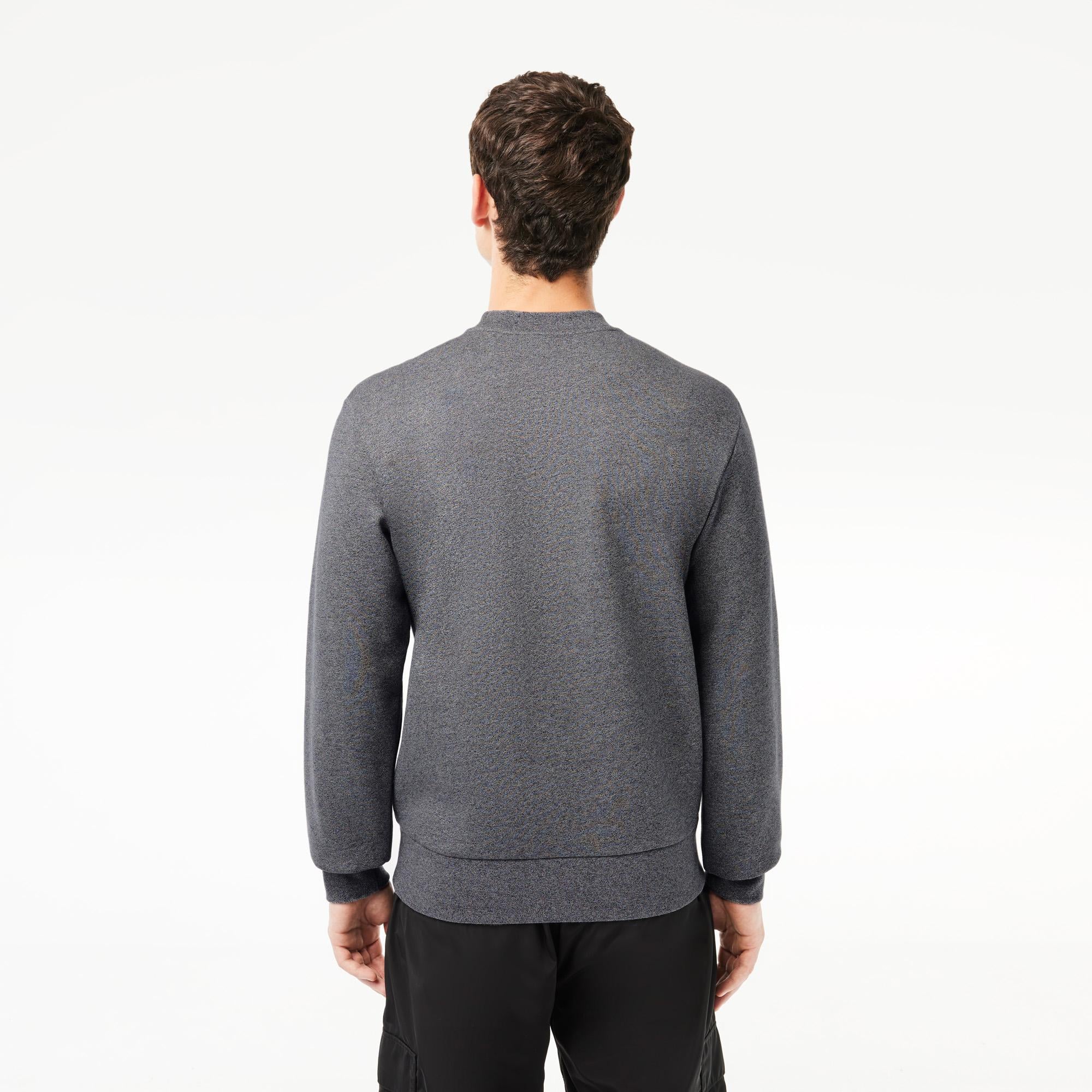 Erkek Classic Fit Bisiklet Yaka Gri Sweatshirt